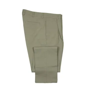 AAntioco pleated trousers in mushroom linen and cotton