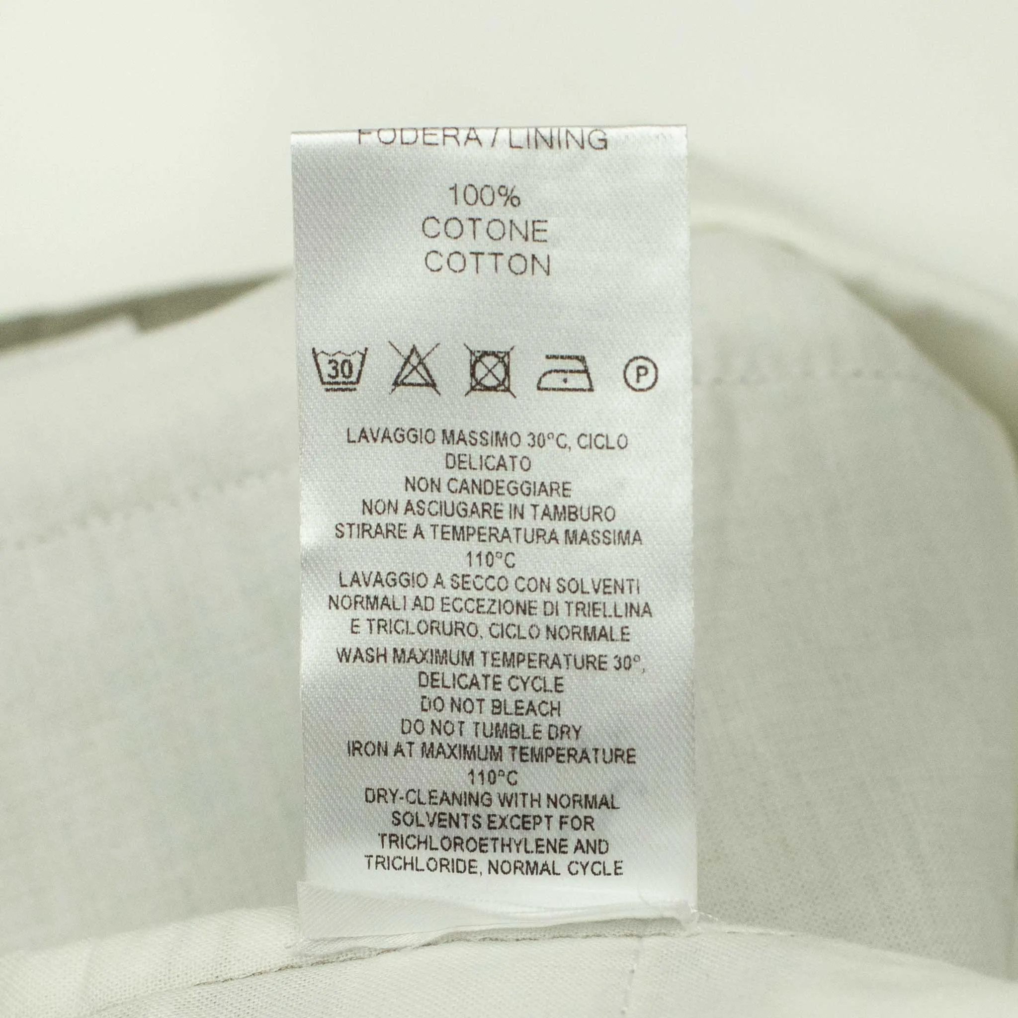 AAntioco pleated trousers in mushroom linen and cotton