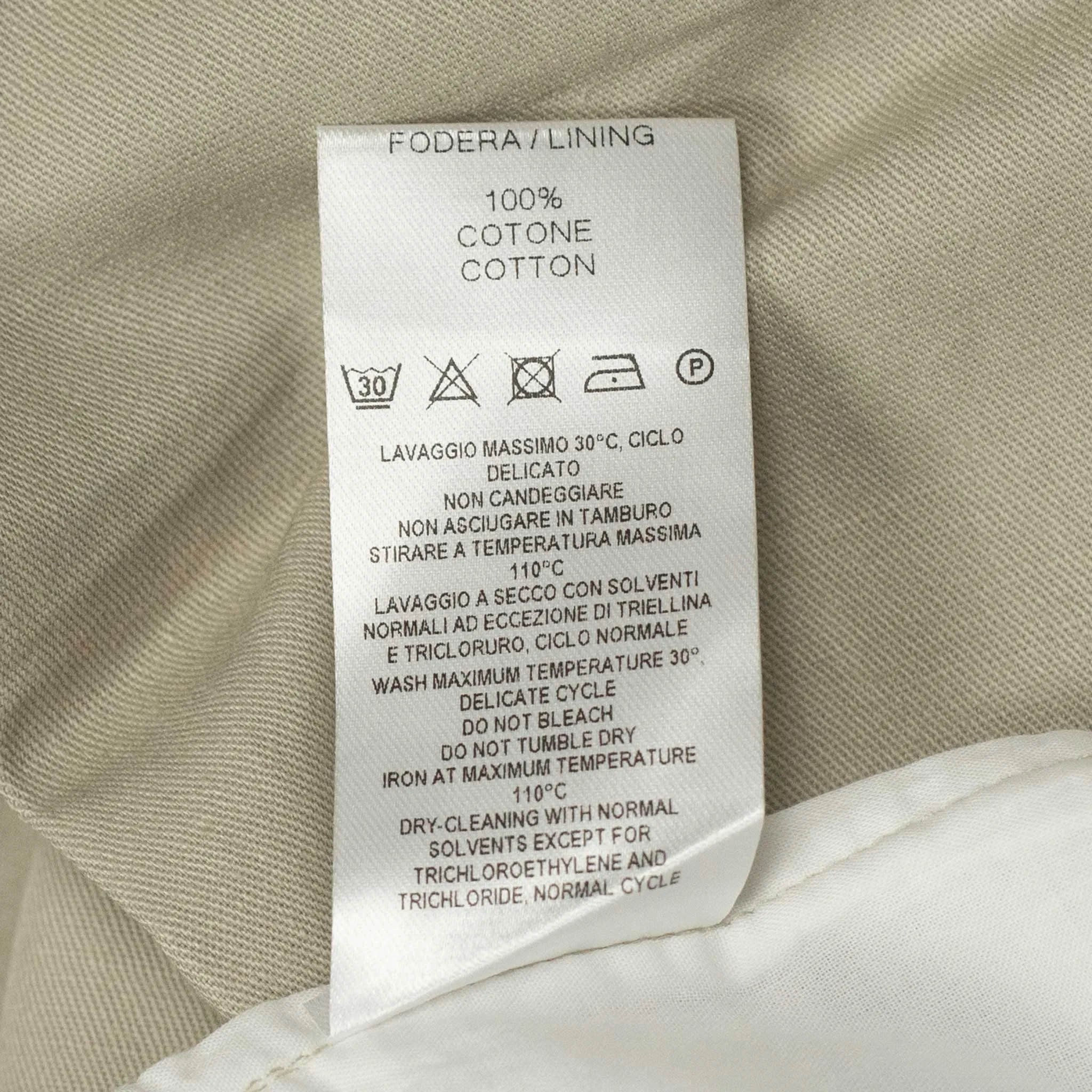 AAntioco pleated trousers in sand linen and cotton