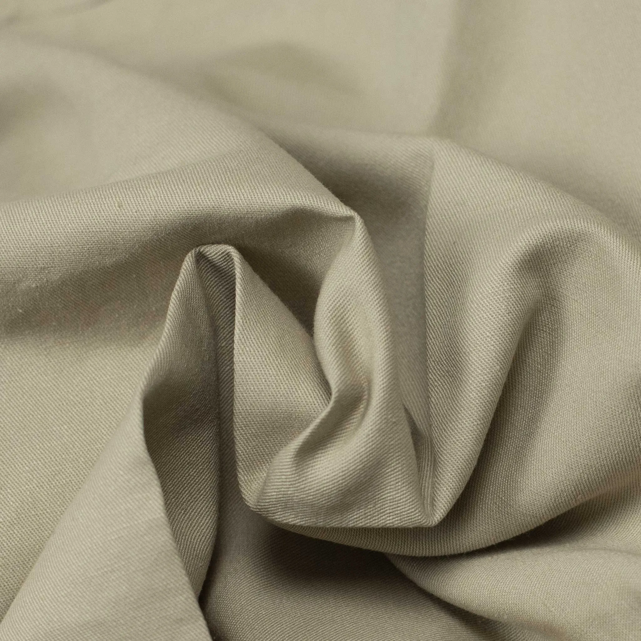 AAntioco pleated trousers in sand linen and cotton