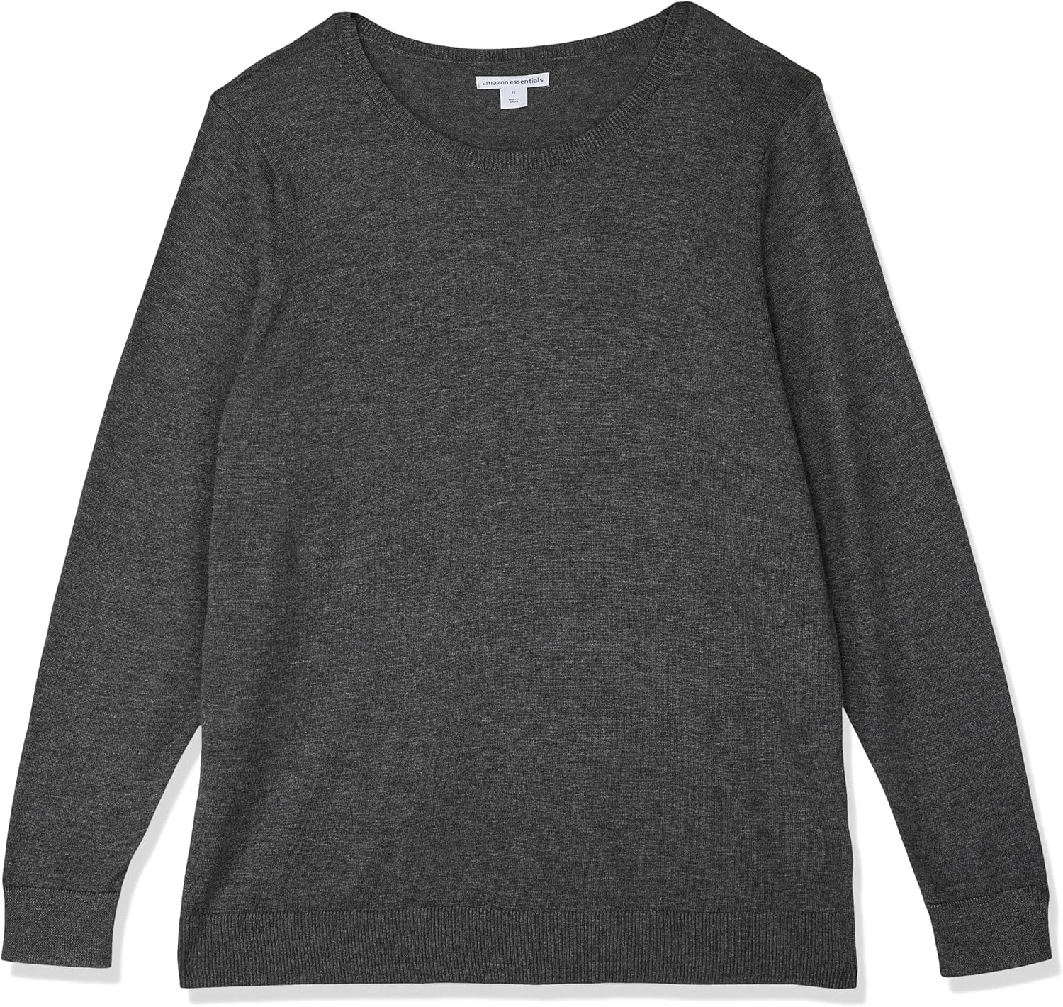 Amazon Essentials Women's Long-Sleeve Lightweight Crewneck Sweater (Available in Plus Size)