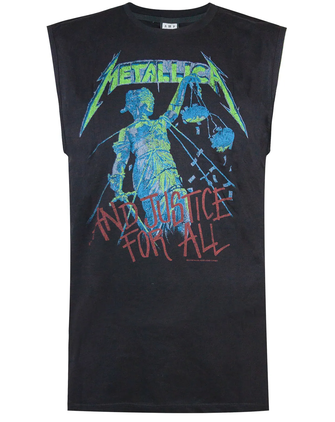 Amplified Metallica Justice For All Men's Sleeveless T-shirt