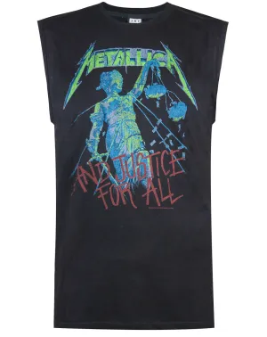 Amplified Metallica Justice For All Men's Sleeveless T-shirt