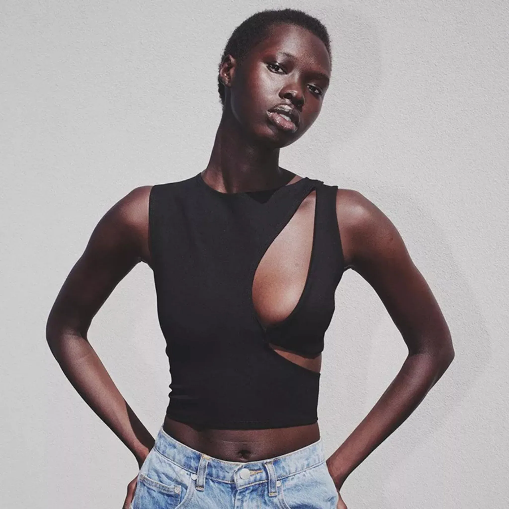 Asymmetrical Tank Top