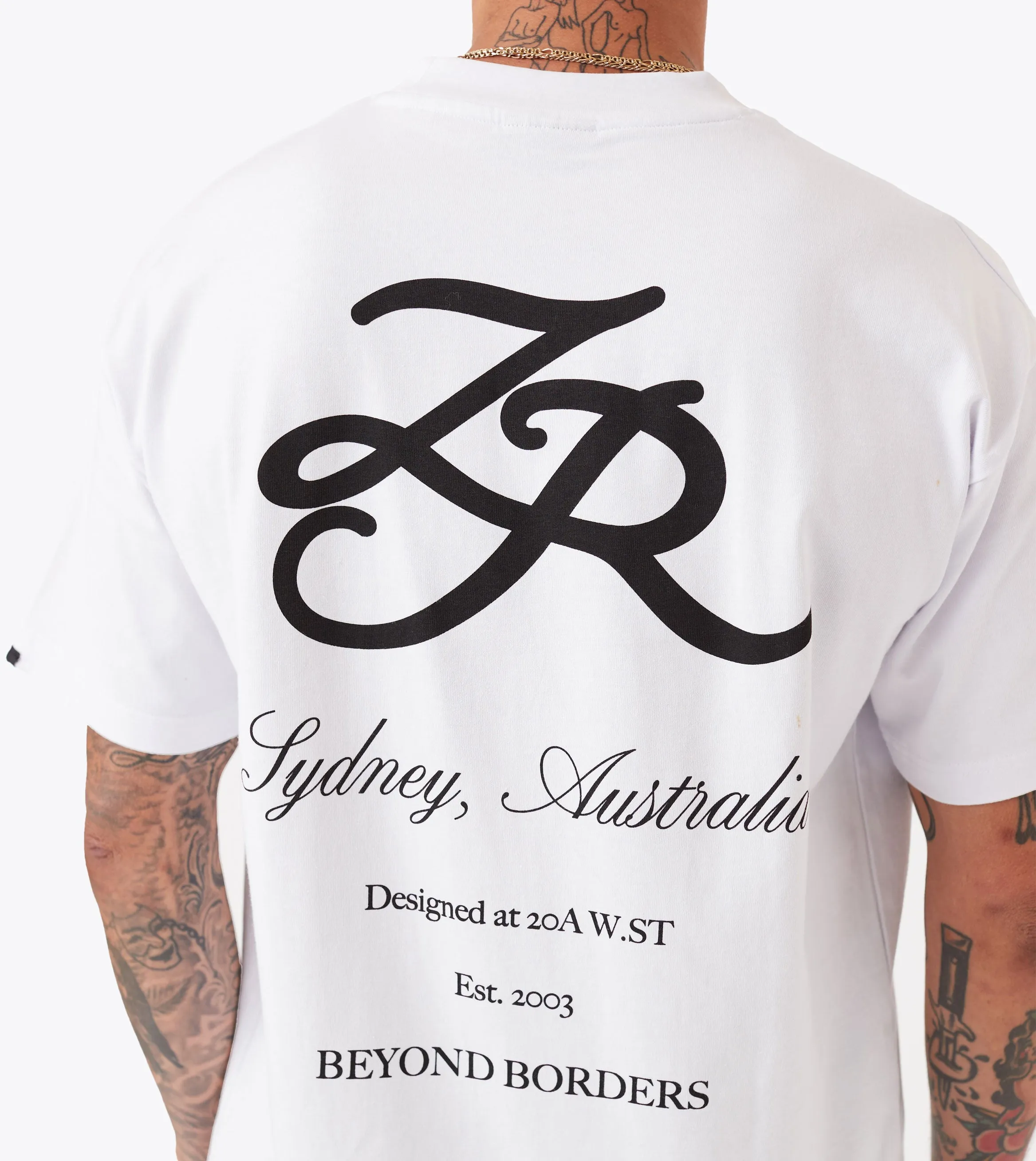 Beyond Borders Box Tee White