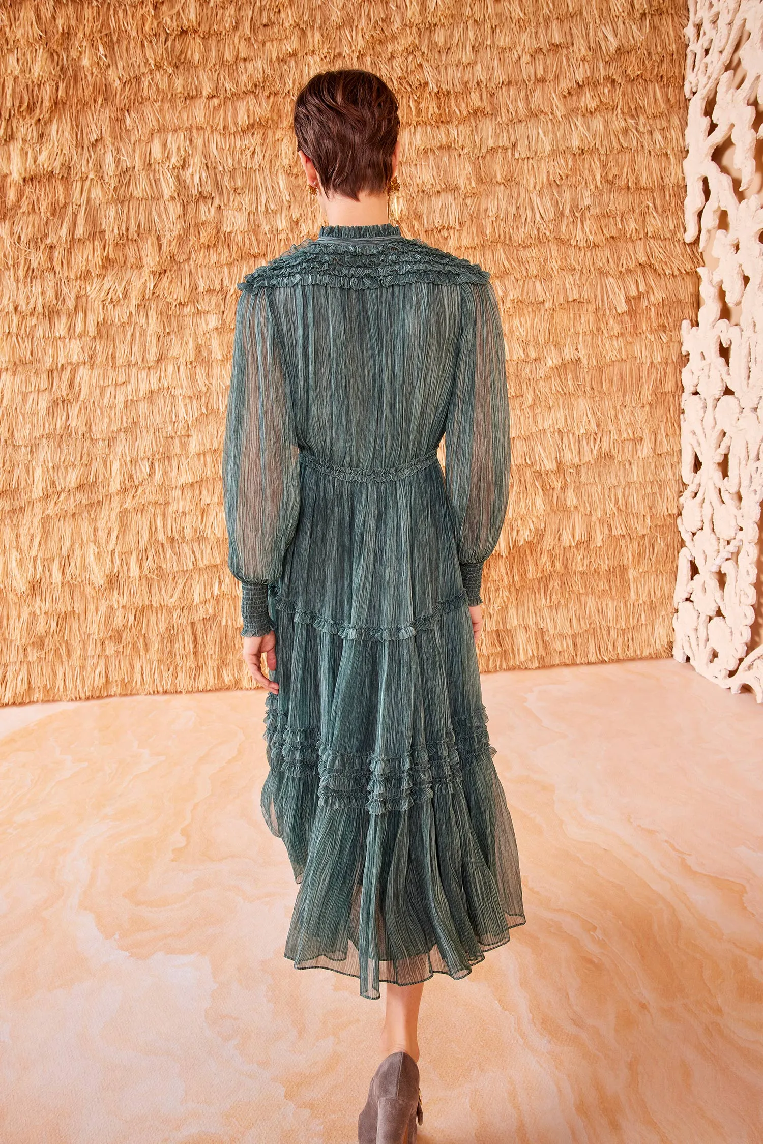 Brielle Dress - Kelp