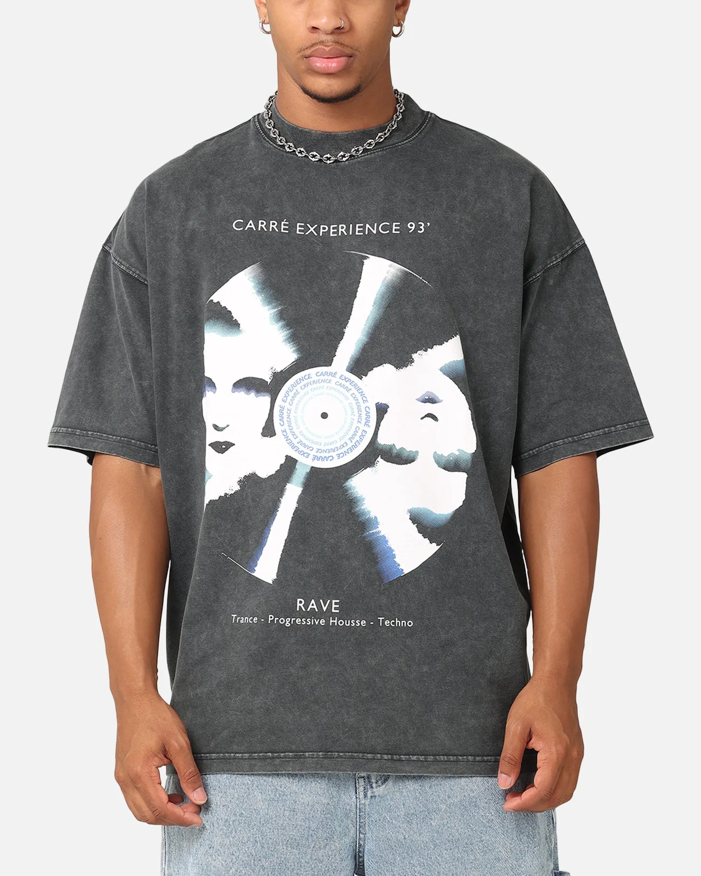Carre Experience 93' T-Shirt Washed Black