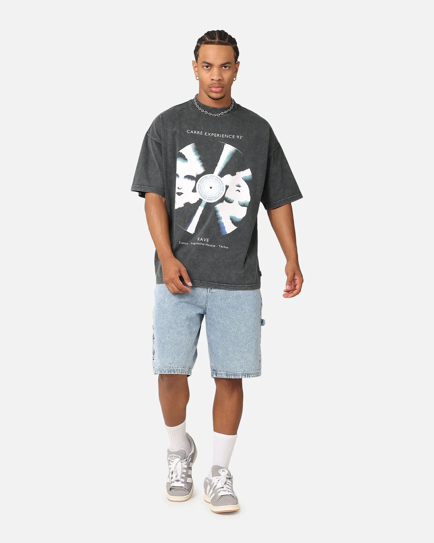 Carre Experience 93' T-Shirt Washed Black