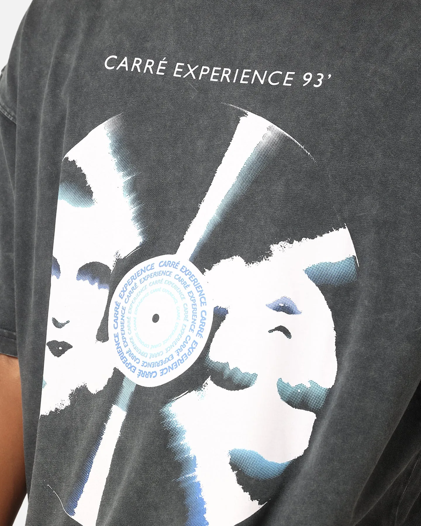 Carre Experience 93' T-Shirt Washed Black