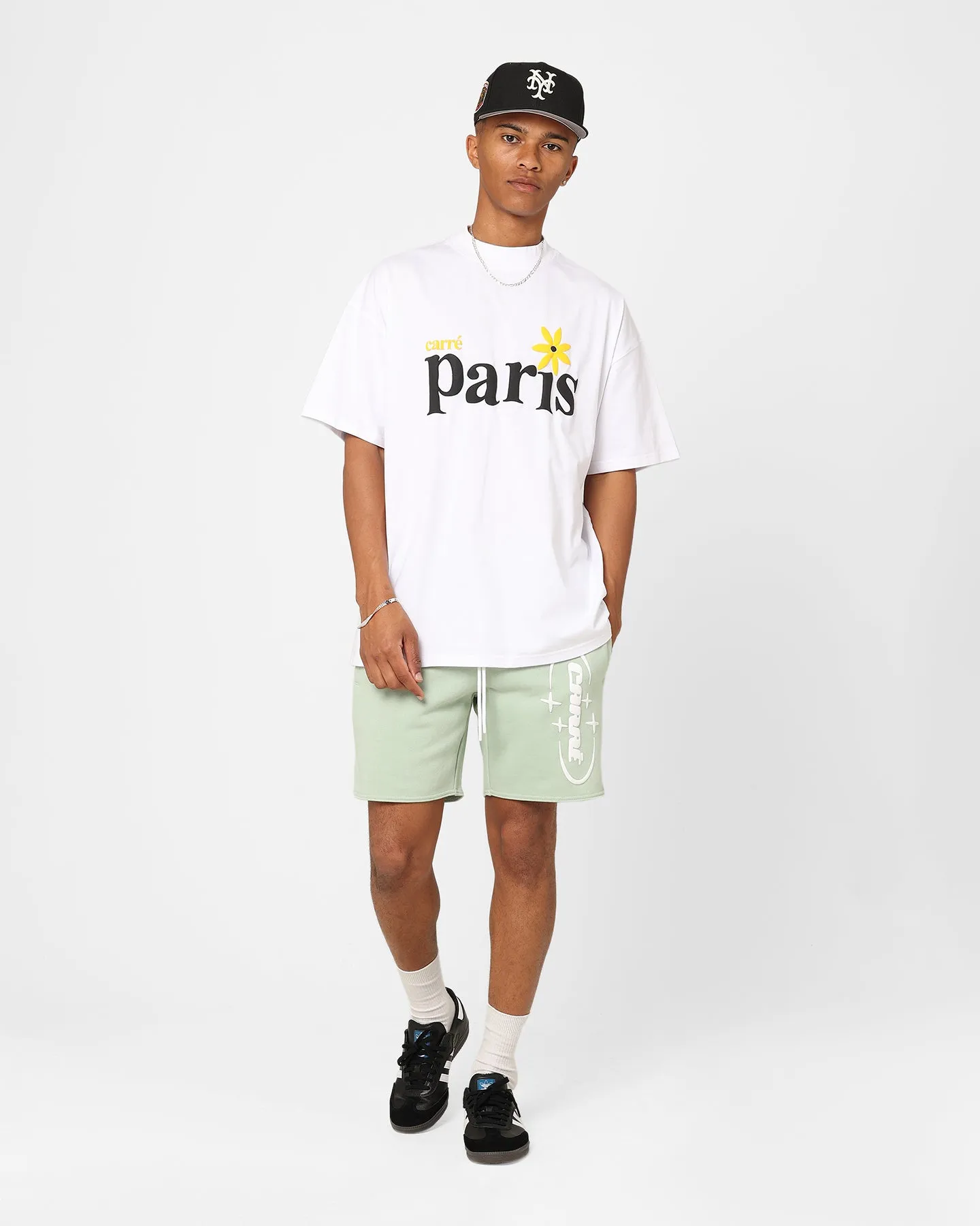 Carre Petal Oversized T-Shirt White