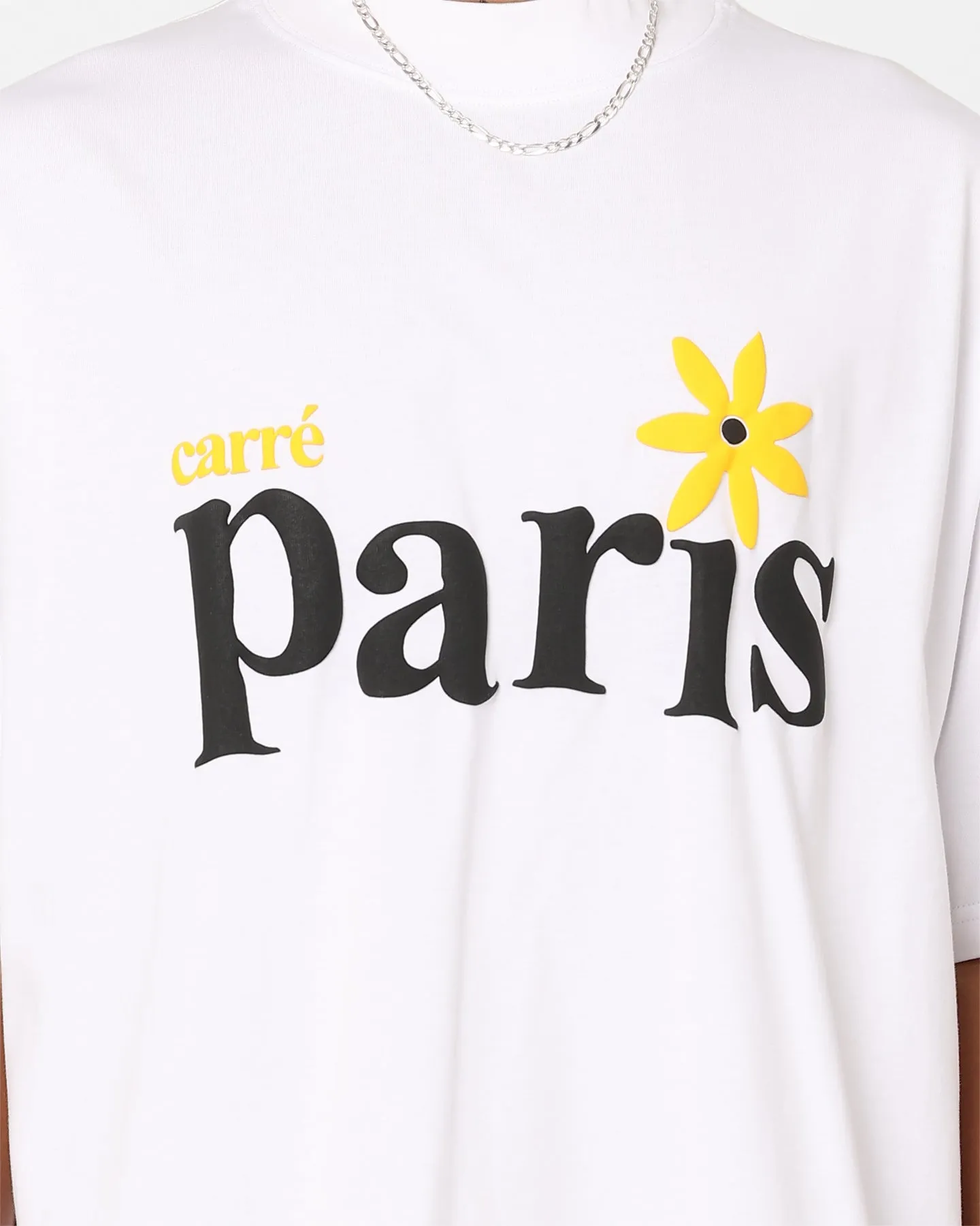 Carre Petal Oversized T-Shirt White