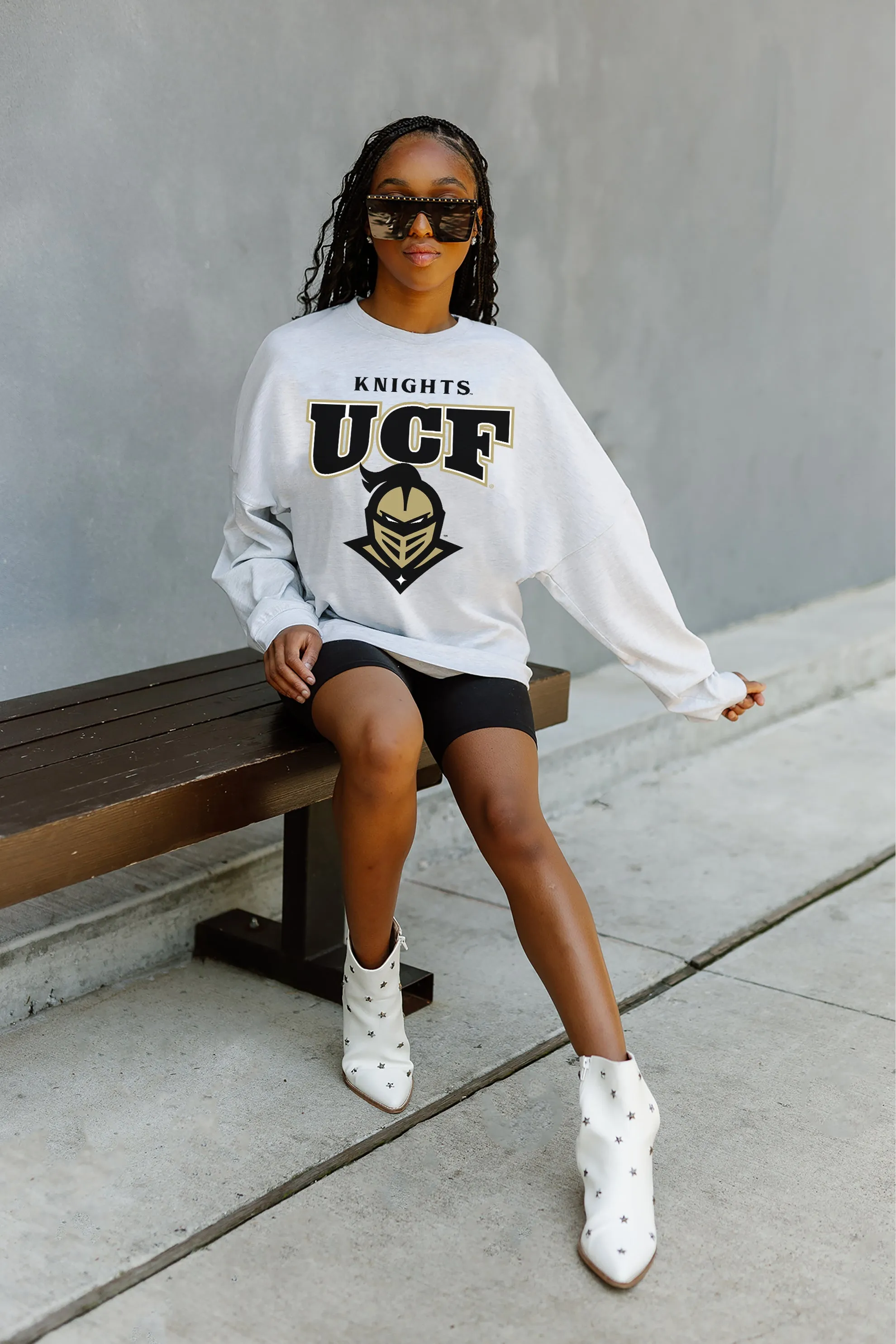 CENTRAL FLORIDA KNIGHTS FIGHTING SPIRIT DROP SHOULDER LONG SLEEVE PULLOVER