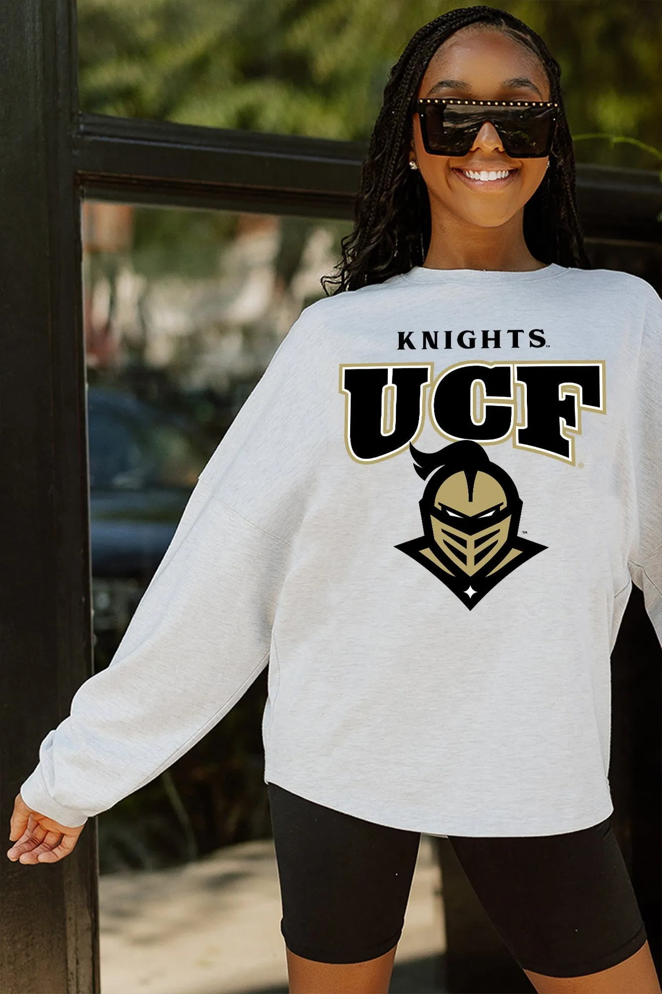 CENTRAL FLORIDA KNIGHTS FIGHTING SPIRIT DROP SHOULDER LONG SLEEVE PULLOVER