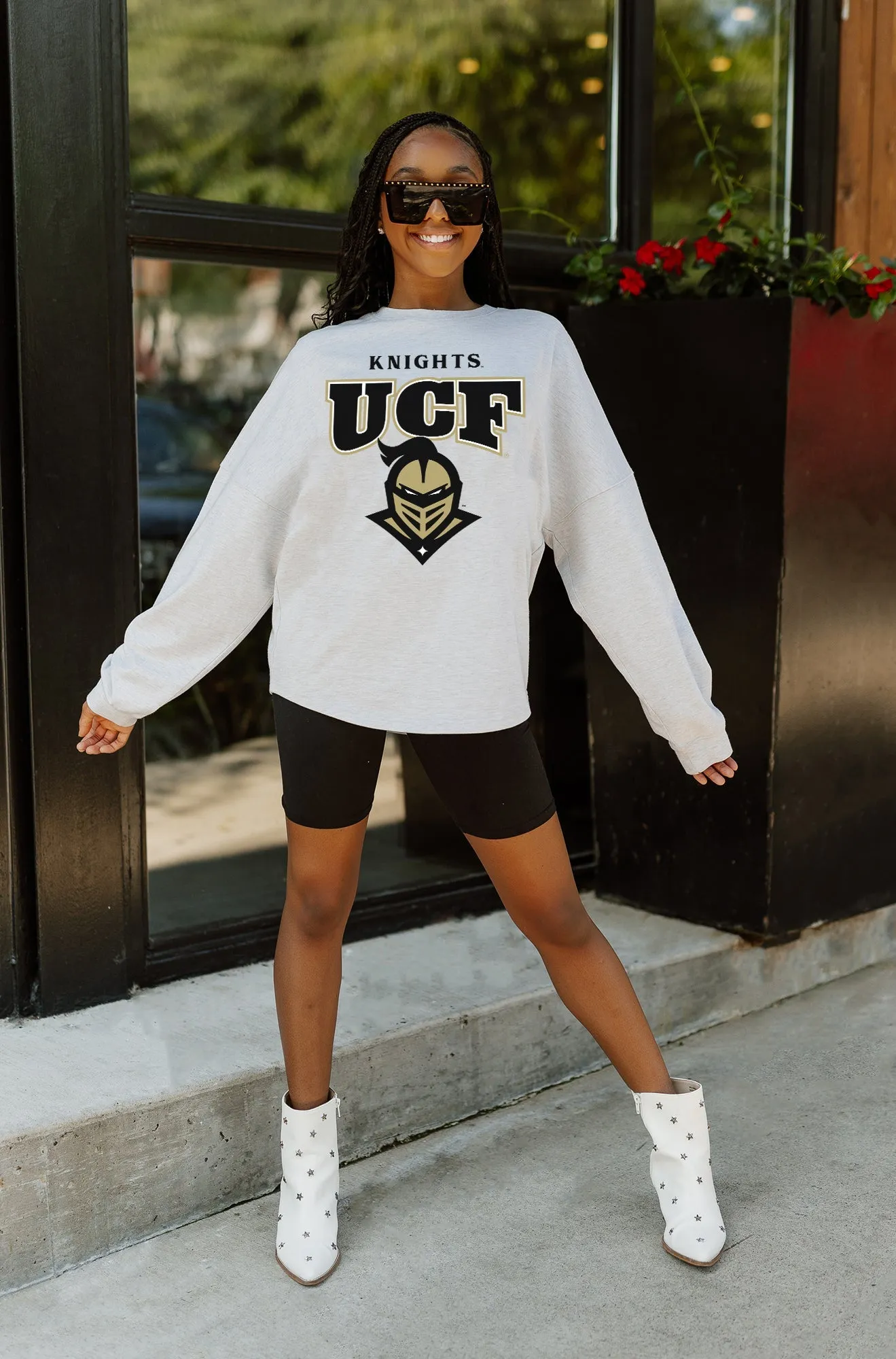 CENTRAL FLORIDA KNIGHTS FIGHTING SPIRIT DROP SHOULDER LONG SLEEVE PULLOVER