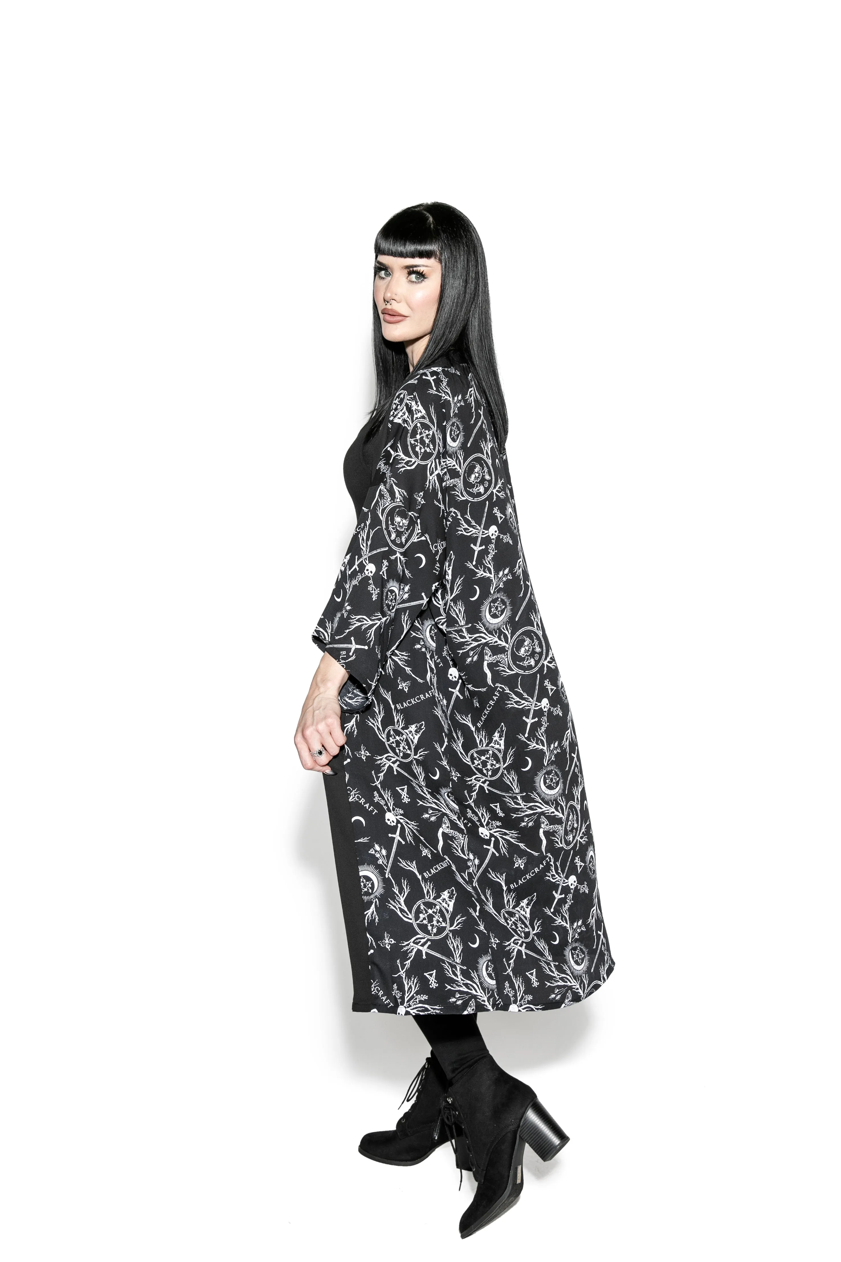 Demons Long Duster - Kimono