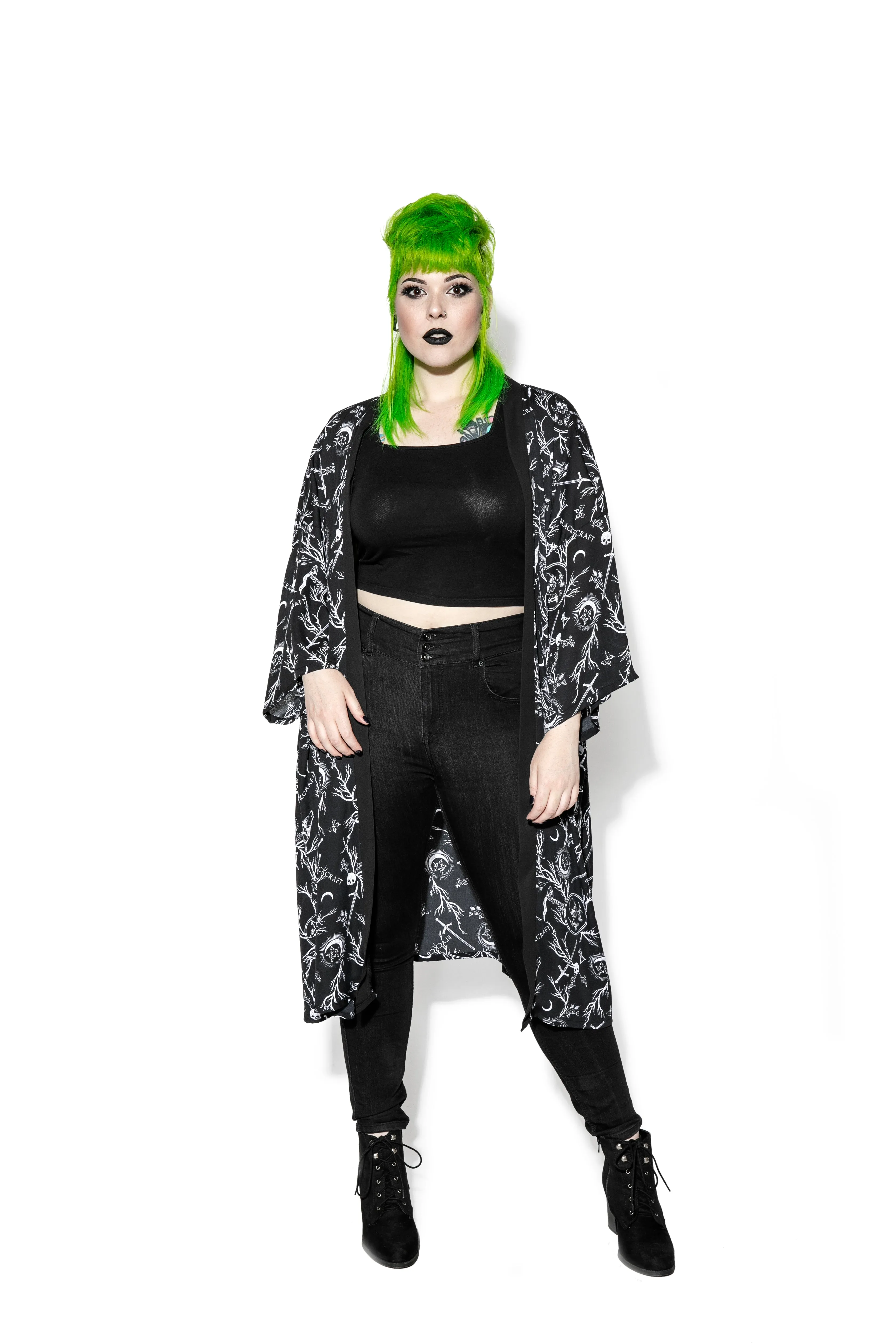 Demons Long Duster - Kimono