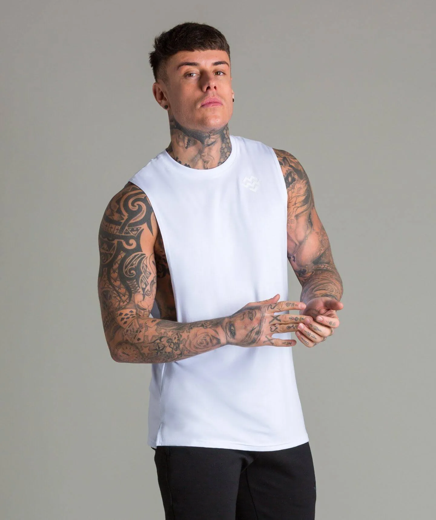 Flow Cut Off T-Shirt (White)