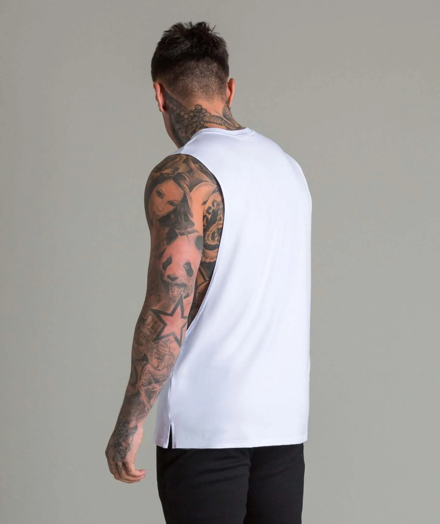 Flow Cut Off T-Shirt (White)