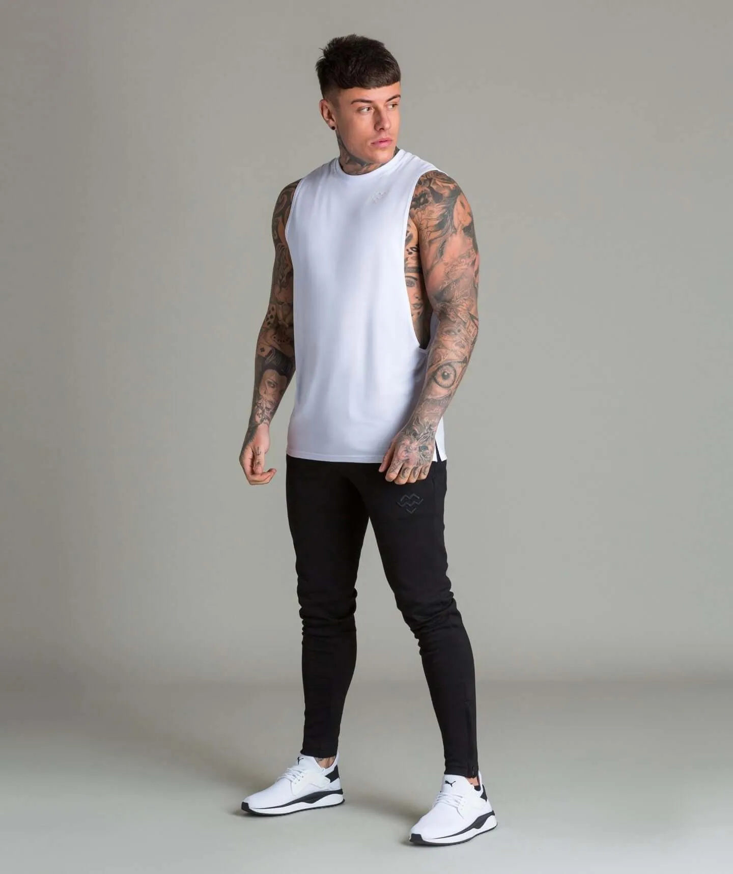 Flow Cut Off T-Shirt (White)
