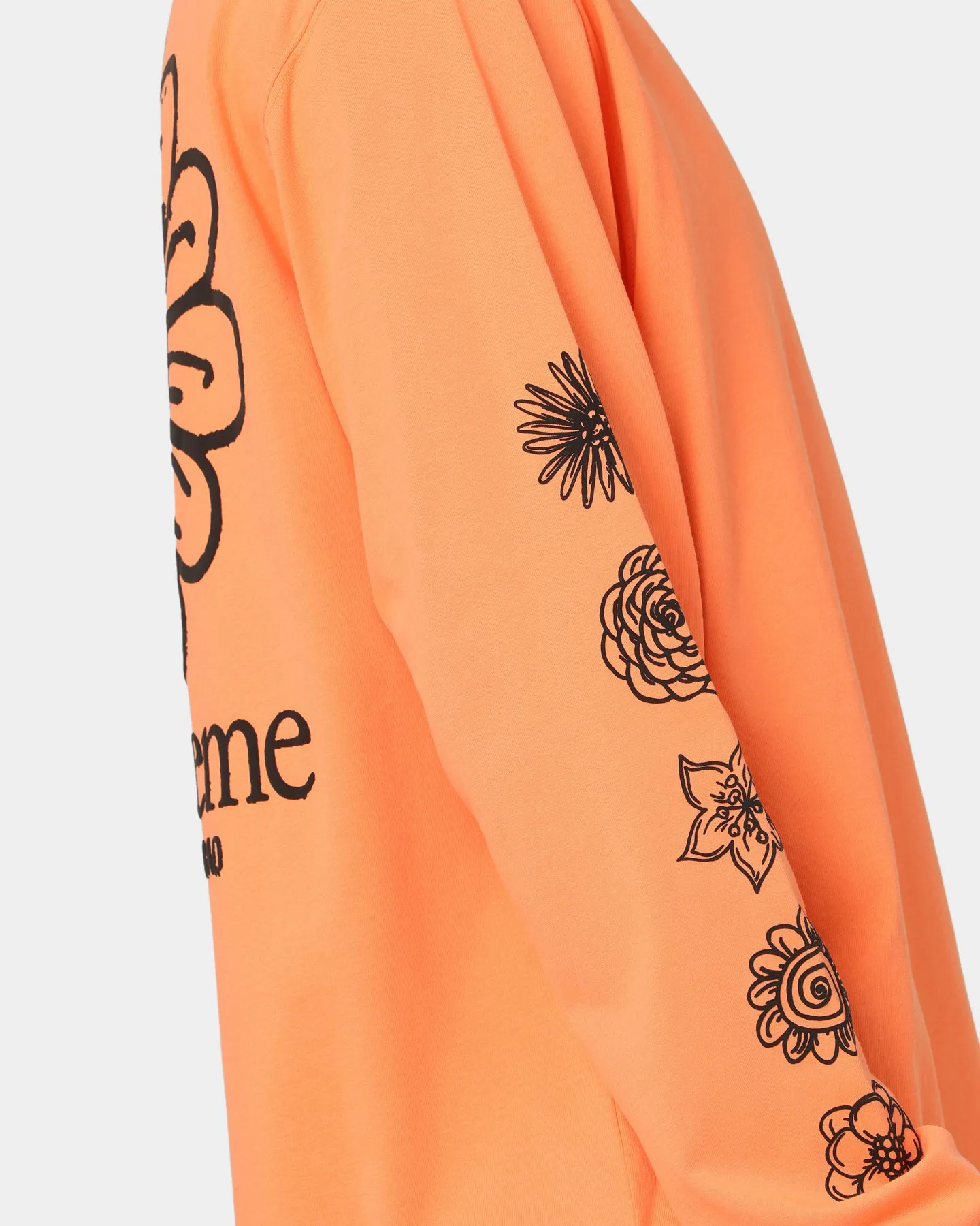 Grand Scheme Always Good Long Sleeve T-Shirt Fluro Orange