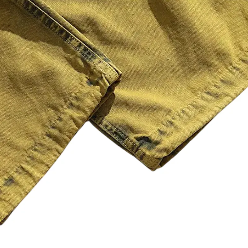 Heavy washed cotton canvas cargo pant