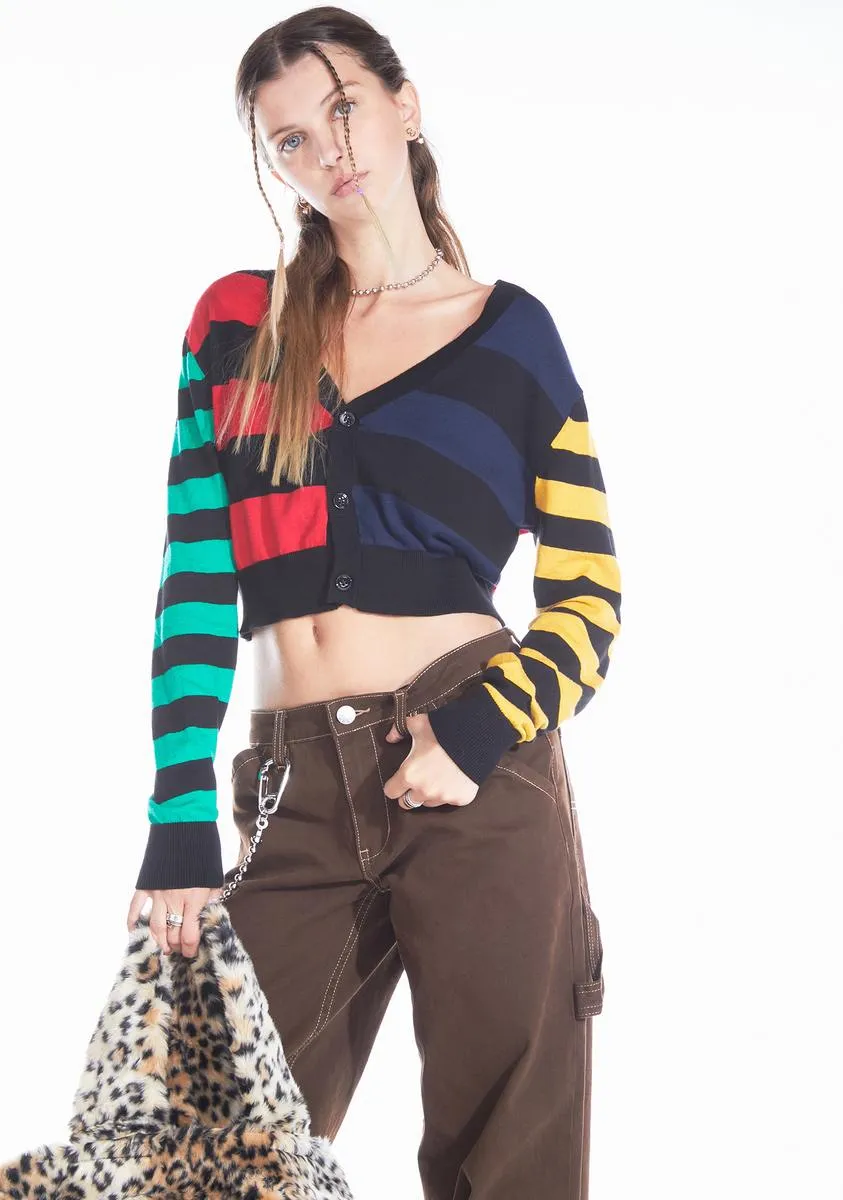 Hey Home Skillet Striped Cardigan
