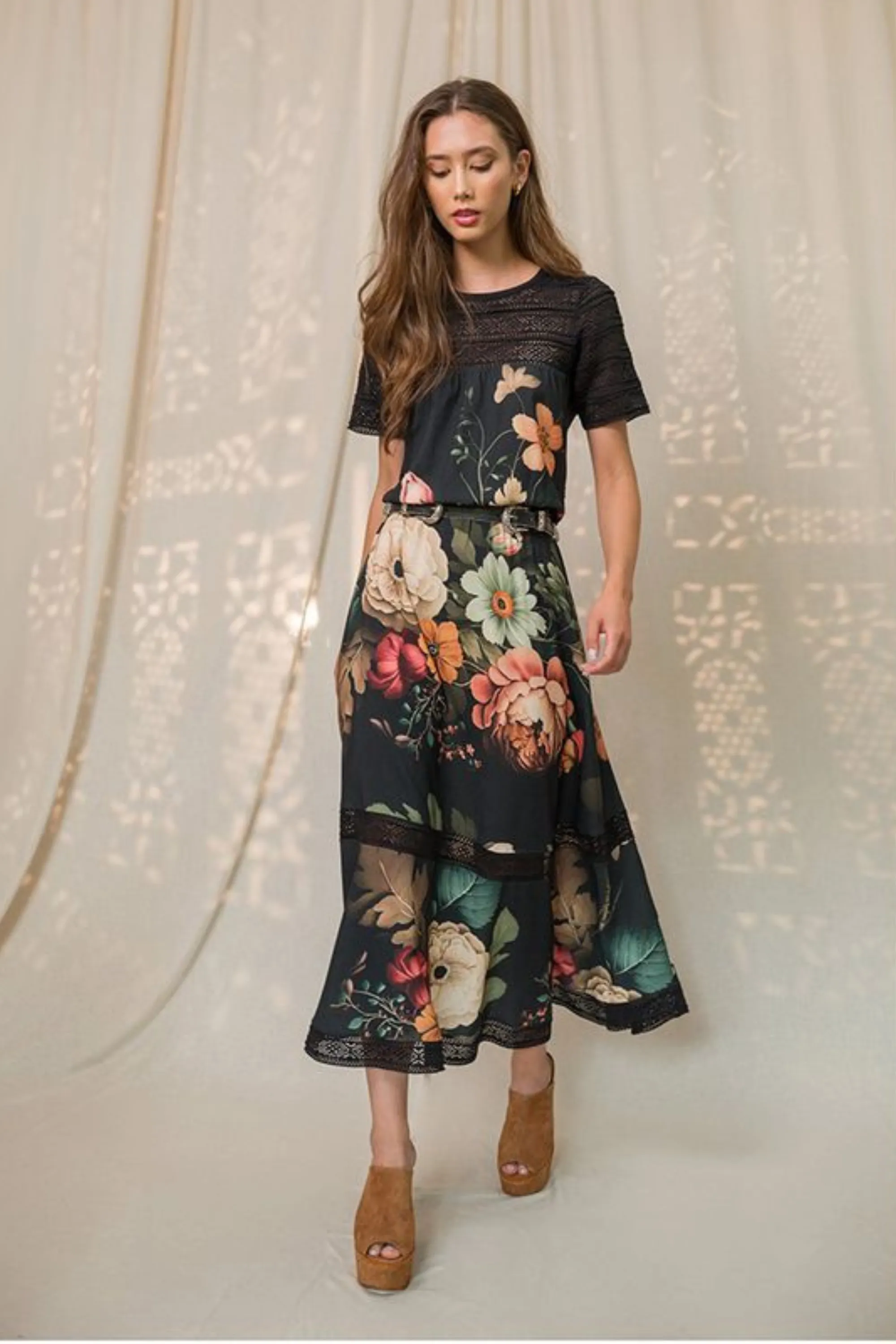 Jaqueline floral midi dress - Cecilia Prado