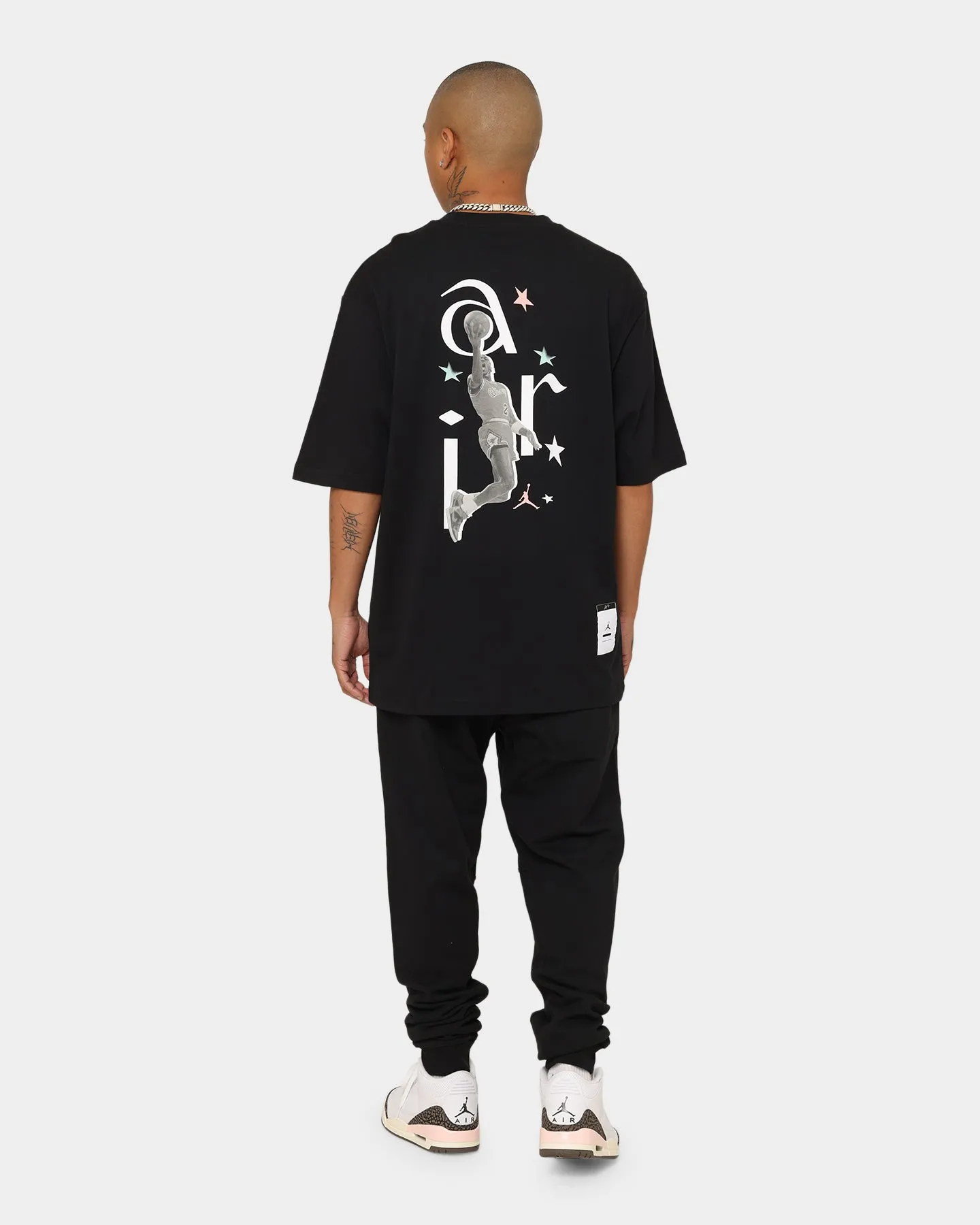 Jordan Sport DNA Statement 85 Short Sleeve Crew T-Shirt Black