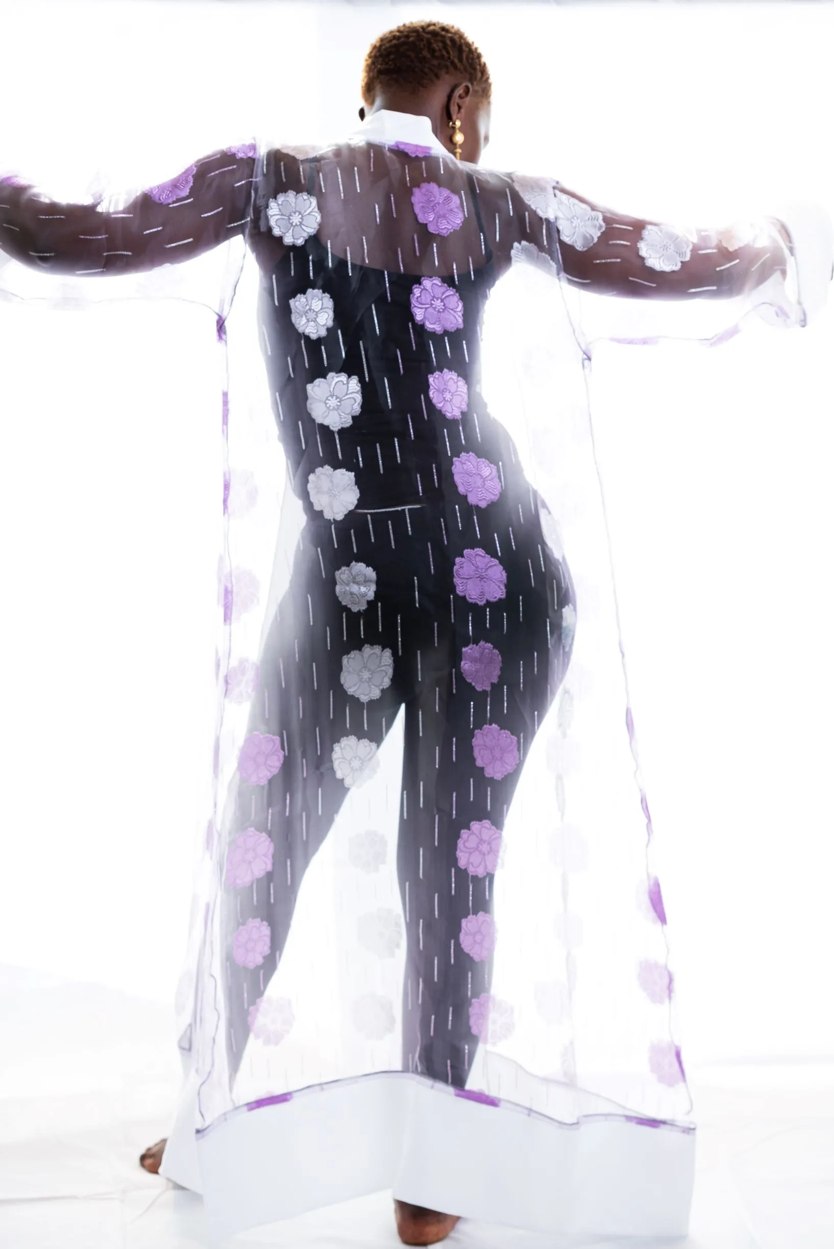 Joy Sheer kimono robe