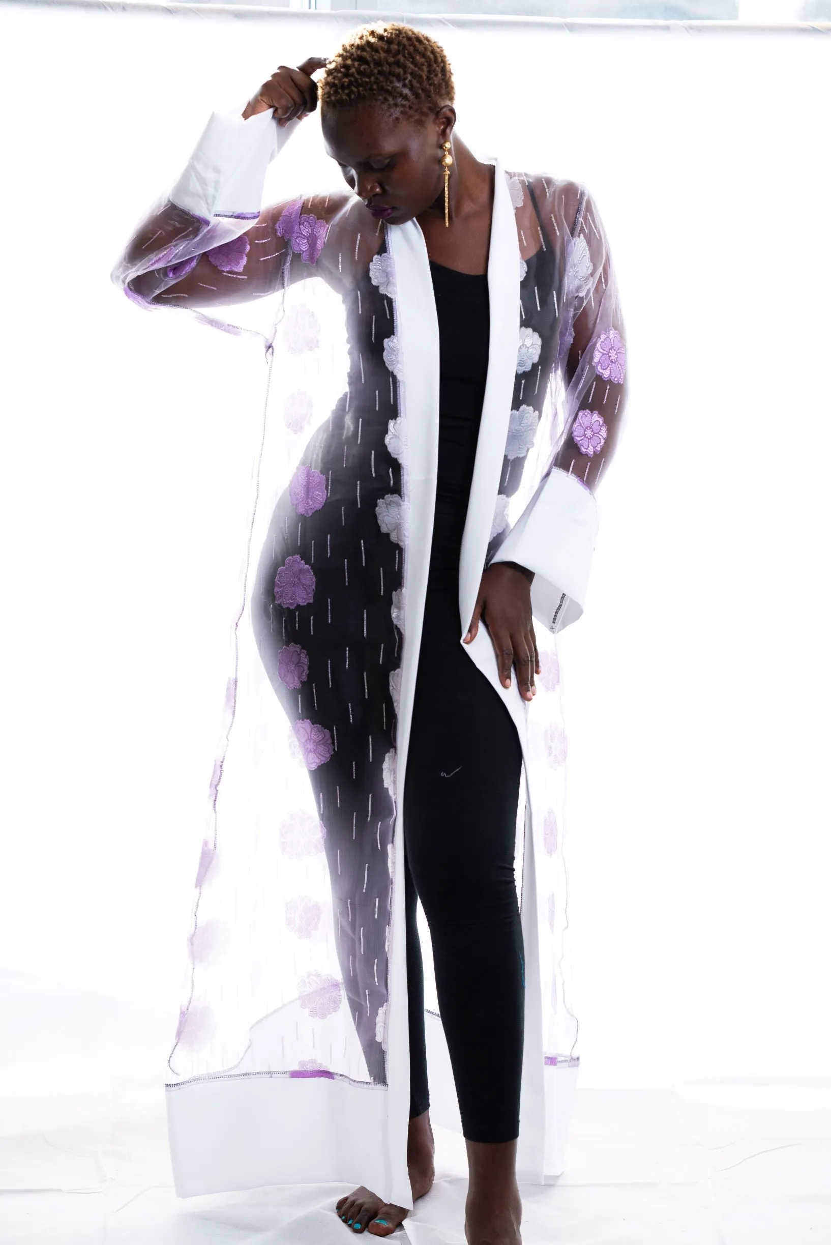 Joy Sheer kimono robe