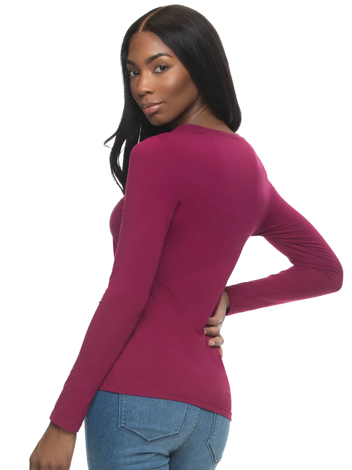 Key Item Long Sleeve Crew Neck Tee