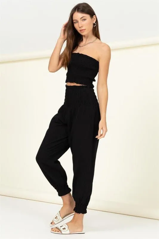 Let Love Smocked Top And Pants Set