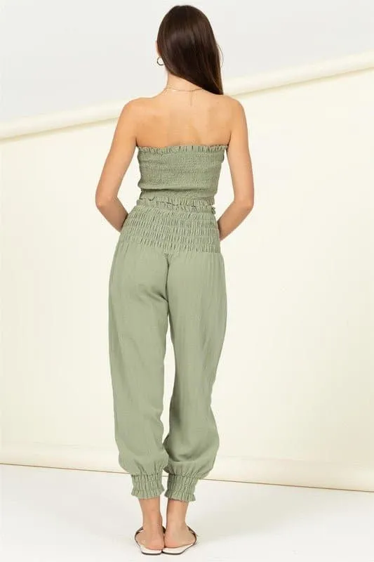 Let Love Smocked Top And Pants Set
