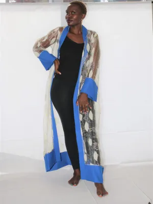 Lina sheer kimono robe