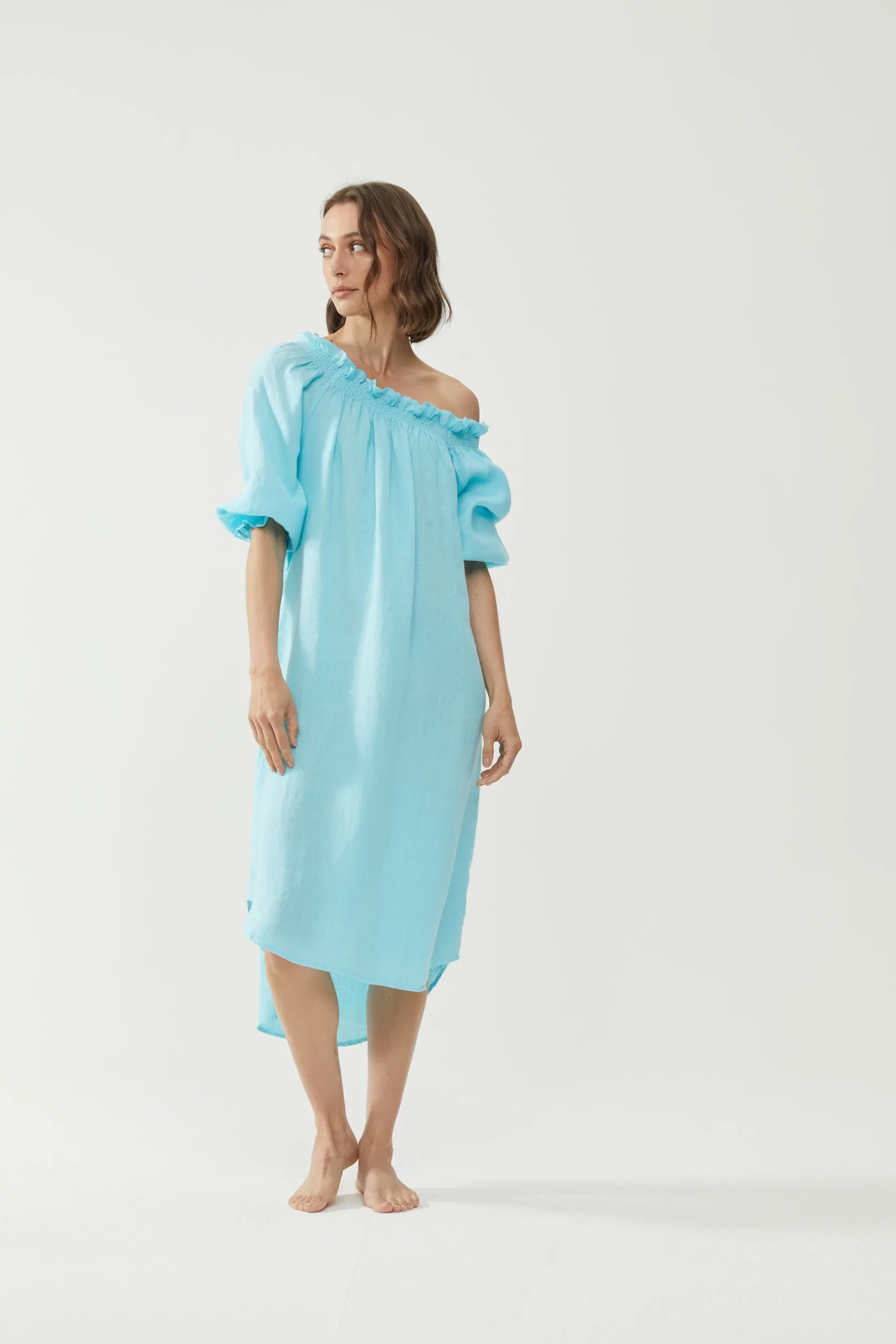 Mia Dress Turquoise
