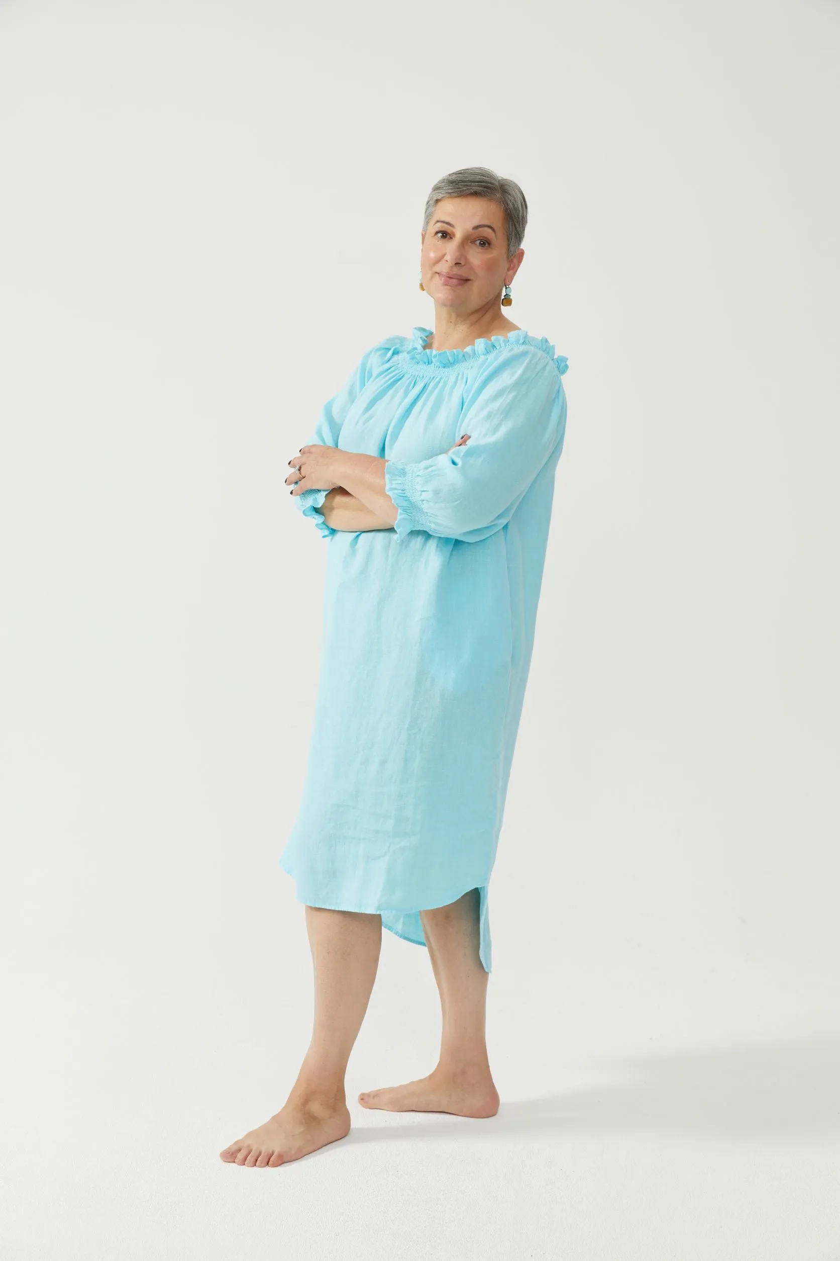 Mia Dress Turquoise