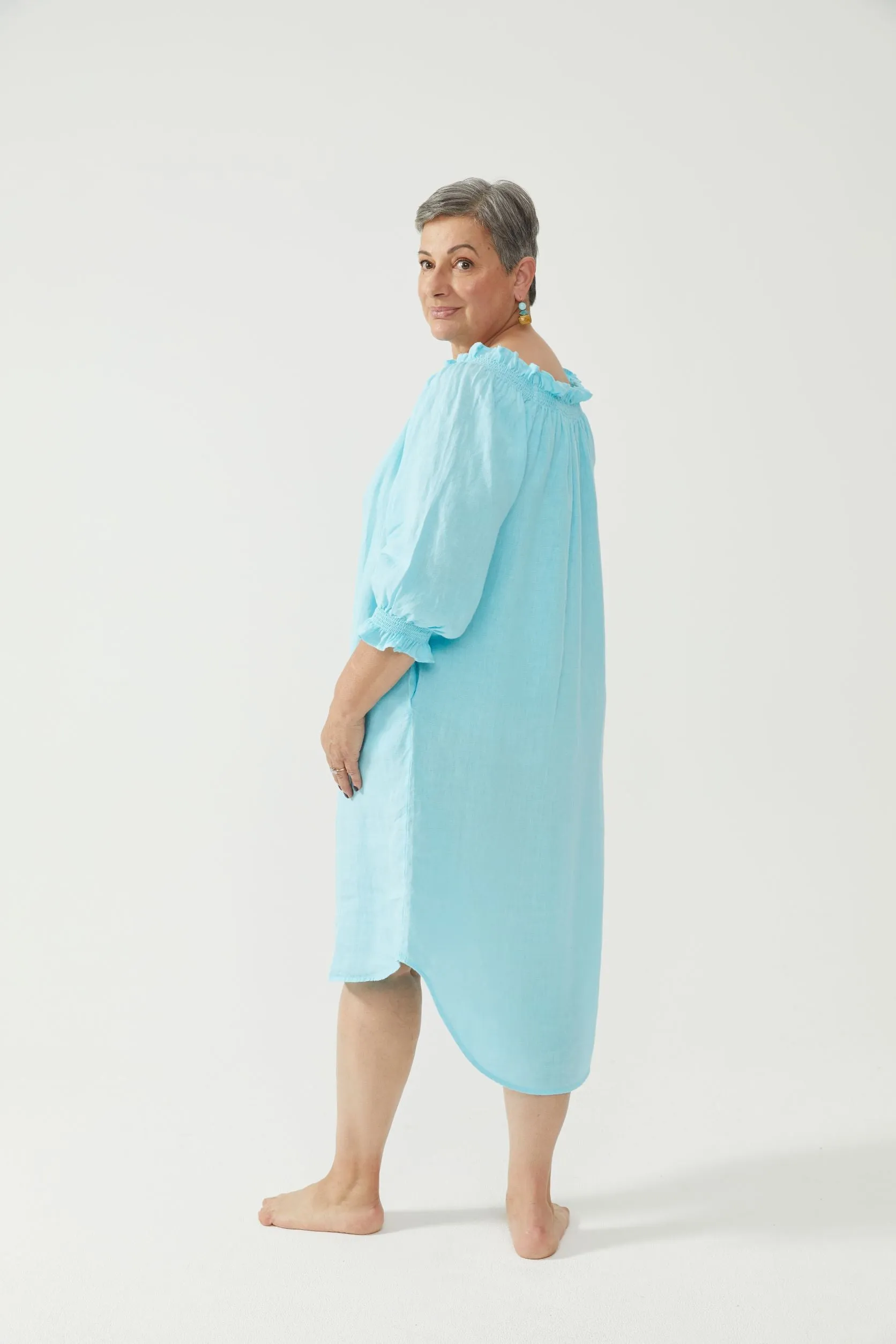 Mia Dress Turquoise
