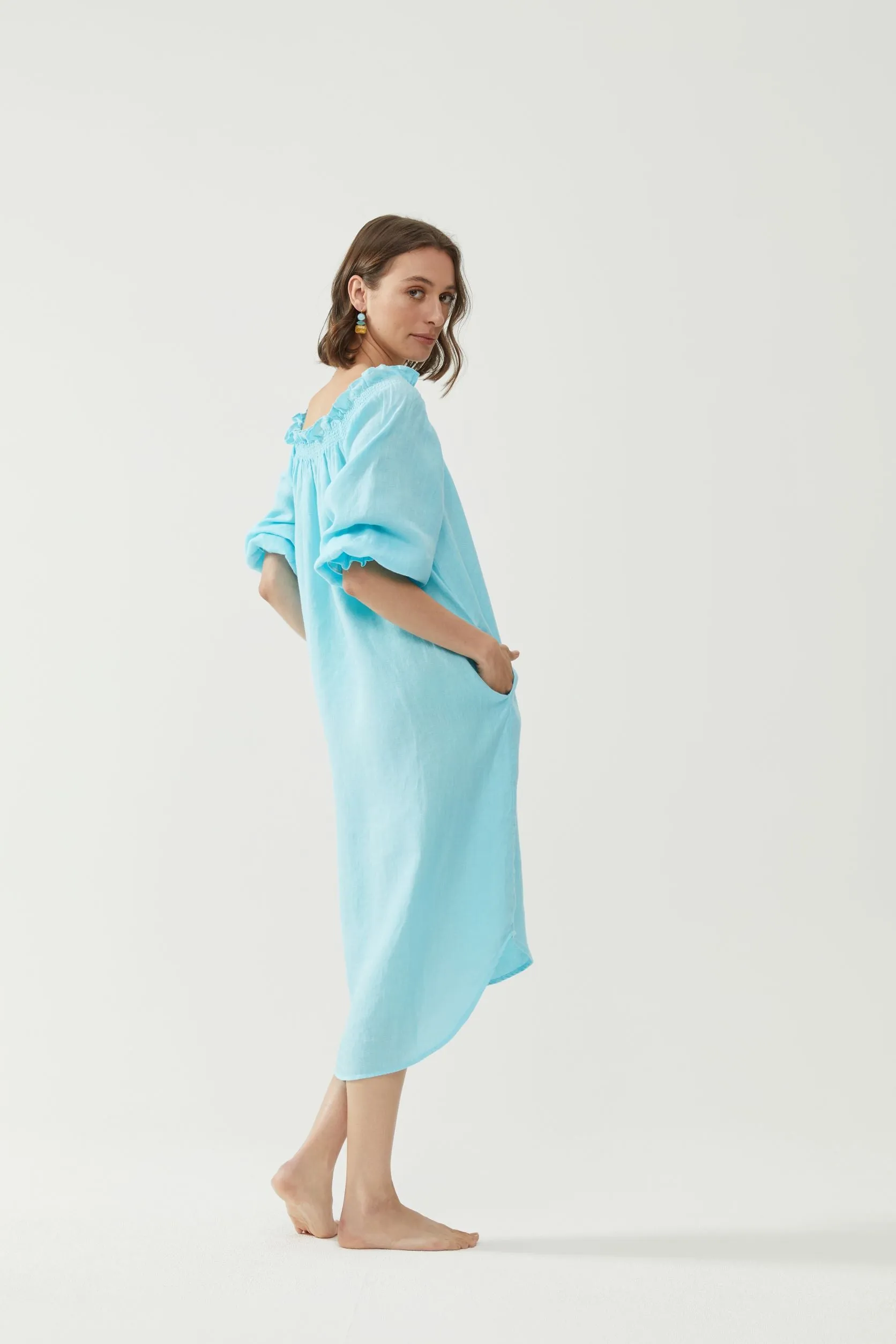 Mia Dress Turquoise