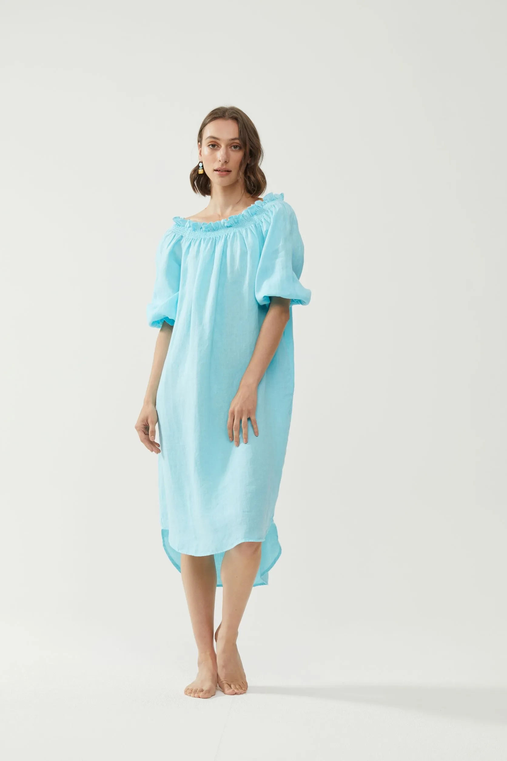 Mia Dress Turquoise