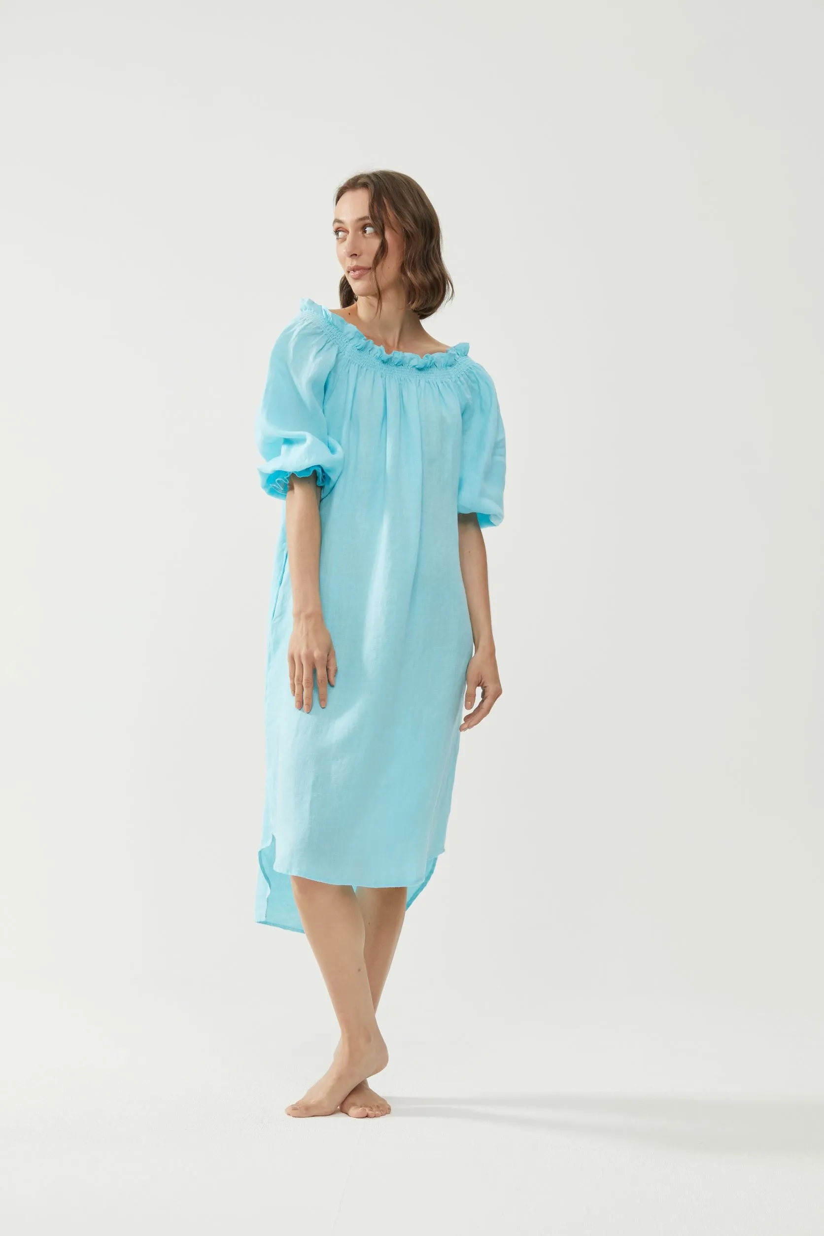 Mia Dress Turquoise