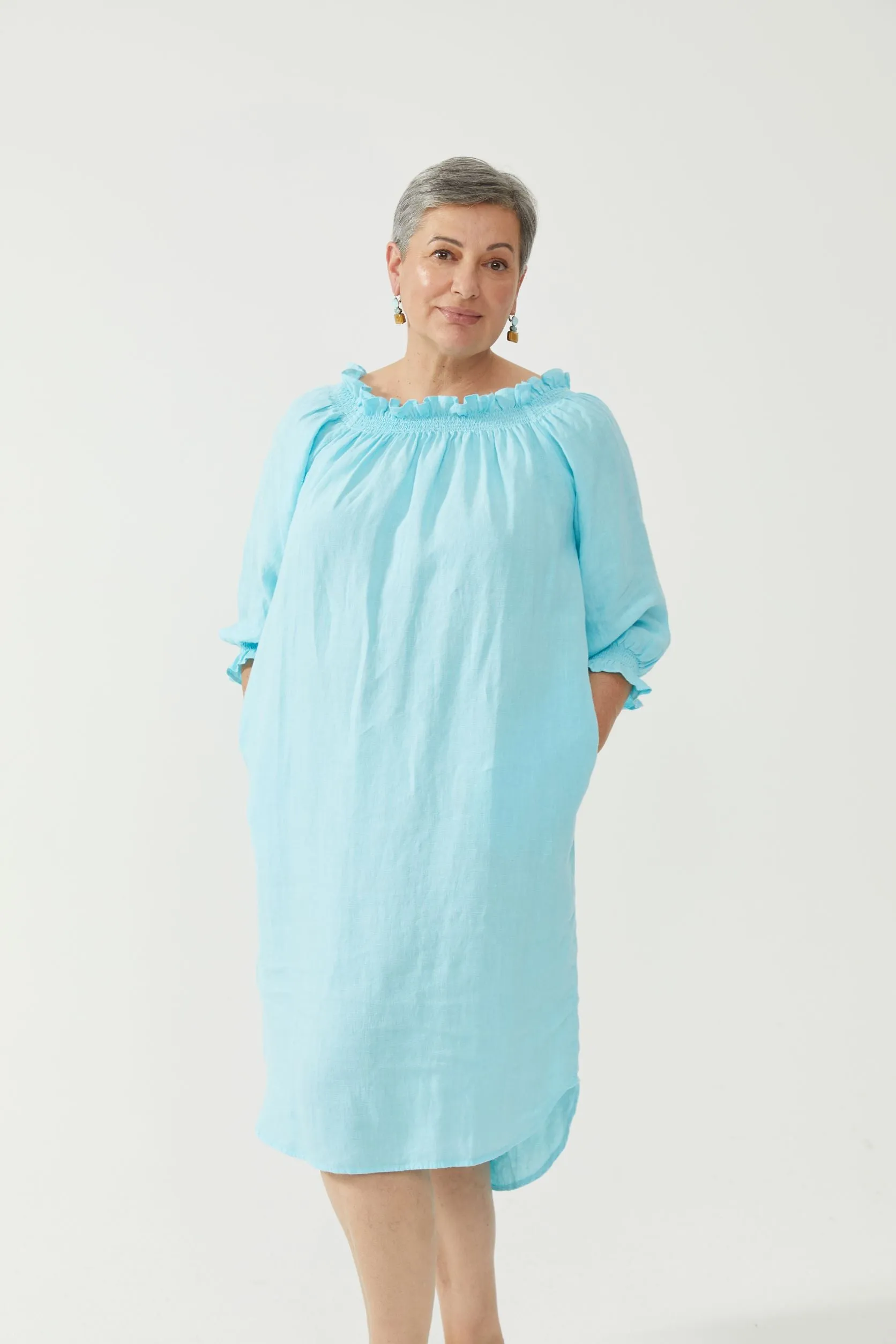 Mia Dress Turquoise