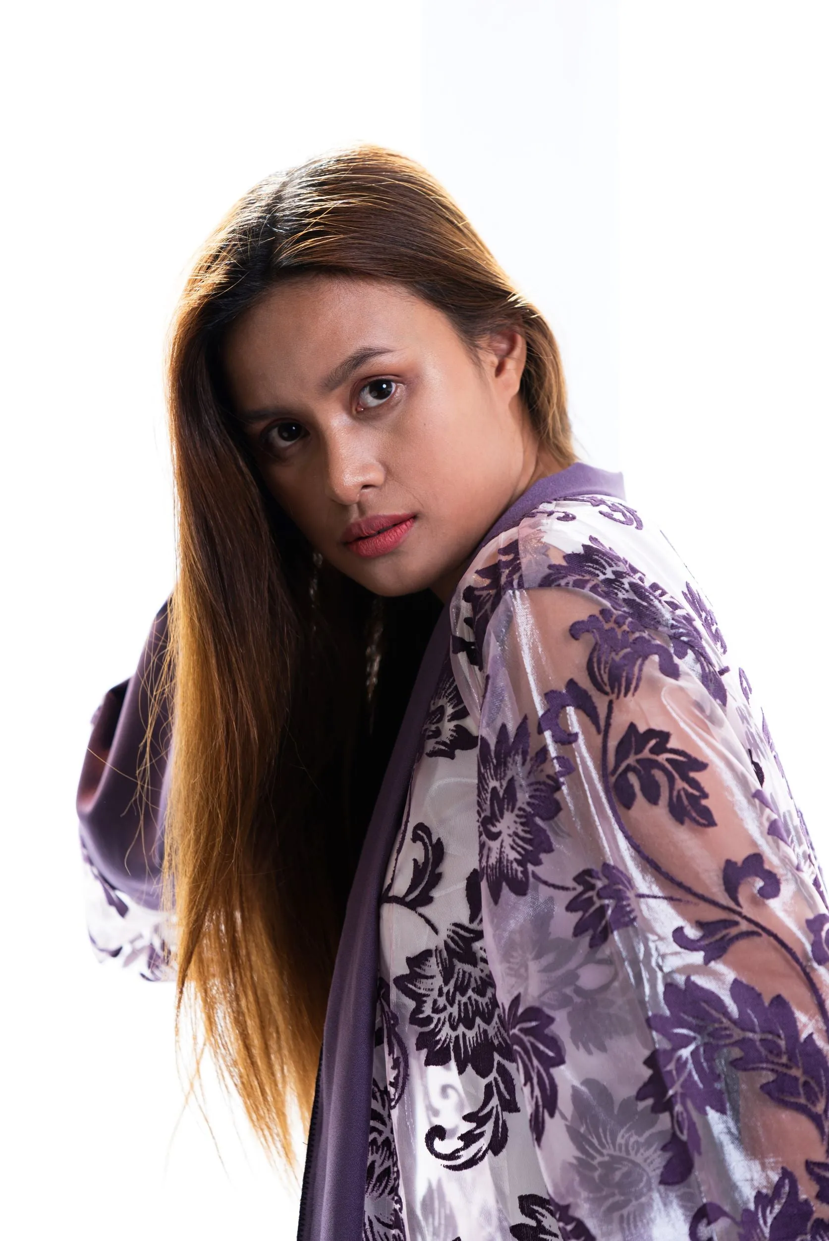Noor sheer kimono Coat