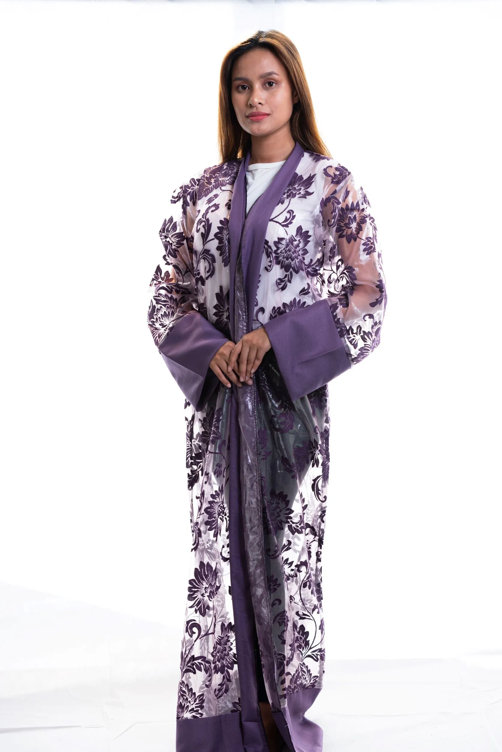 Noor sheer kimono Coat