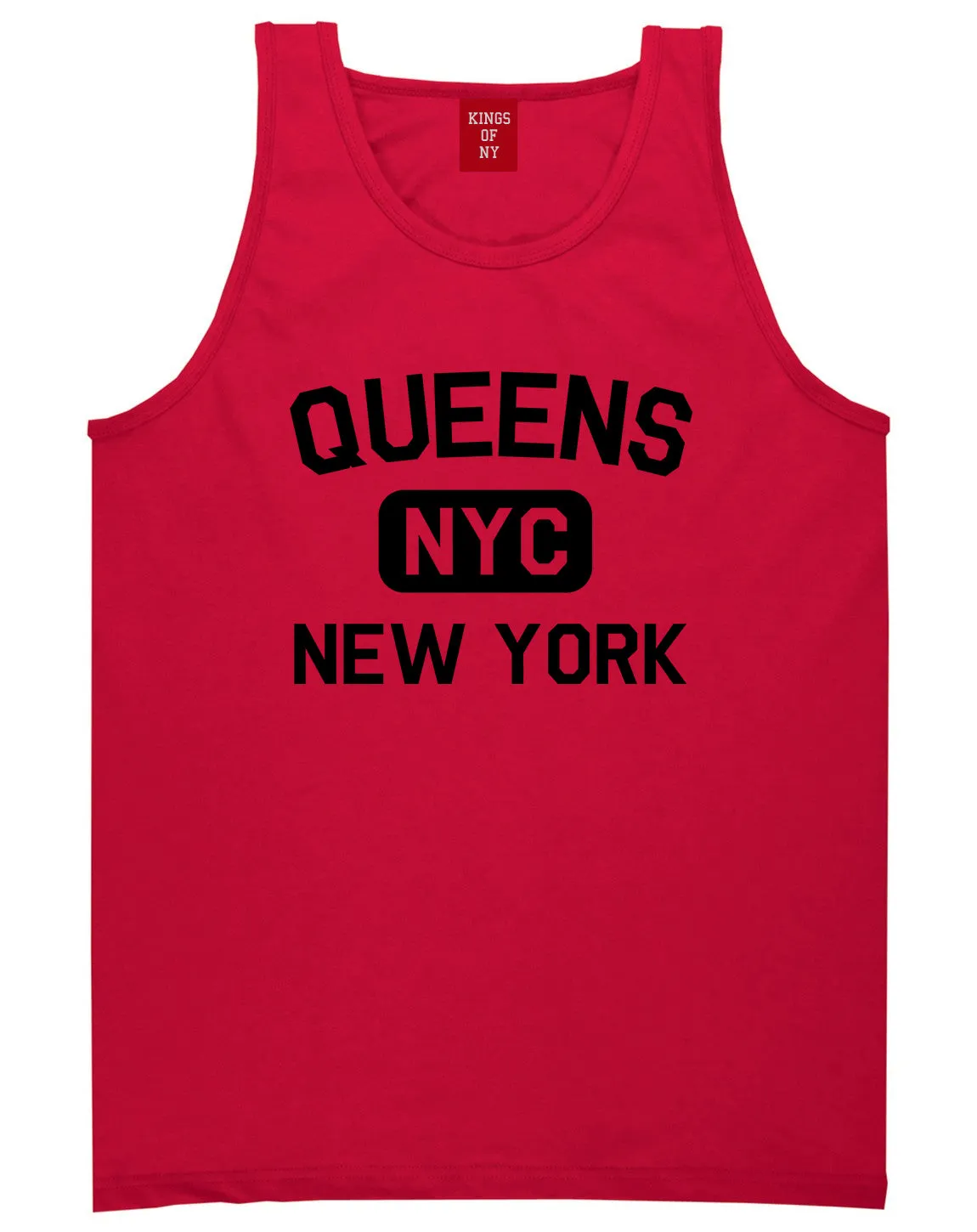 Queens Gym NYC New York Mens Tank Top T-Shirt