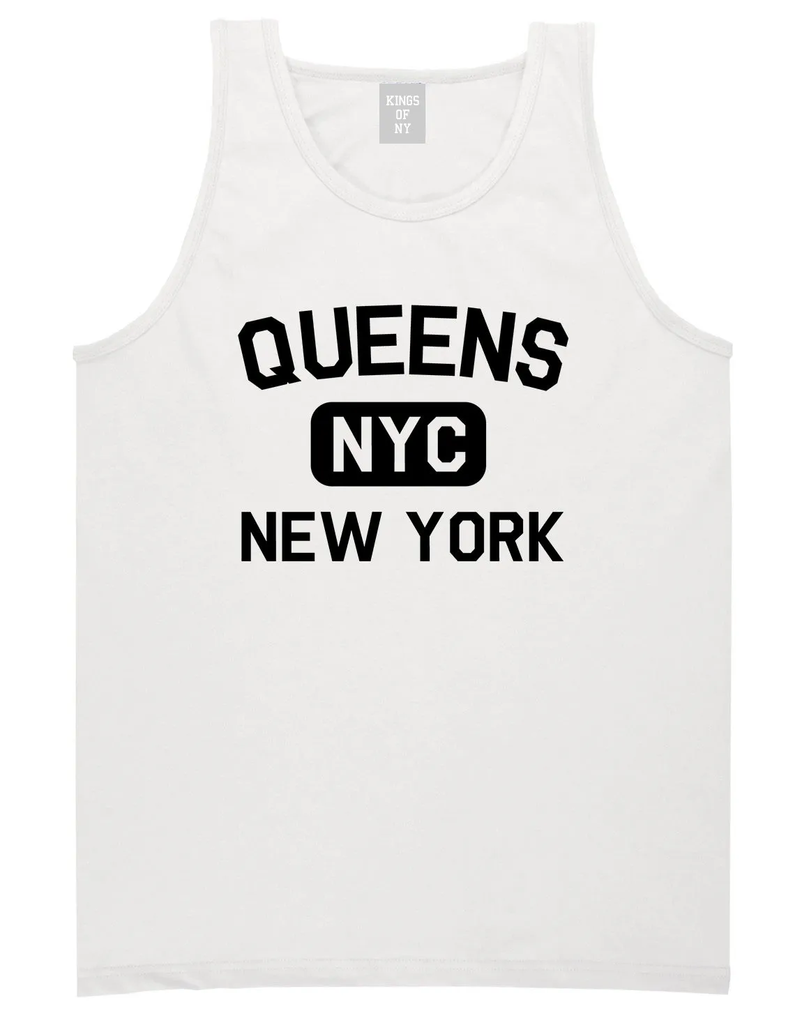 Queens Gym NYC New York Mens Tank Top T-Shirt