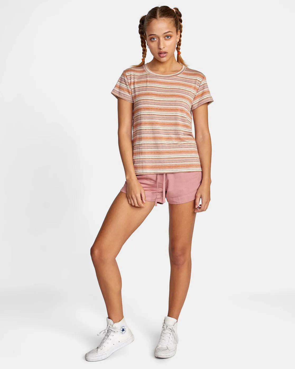 Recess 3 Crewneck Tee - Dusty Rose