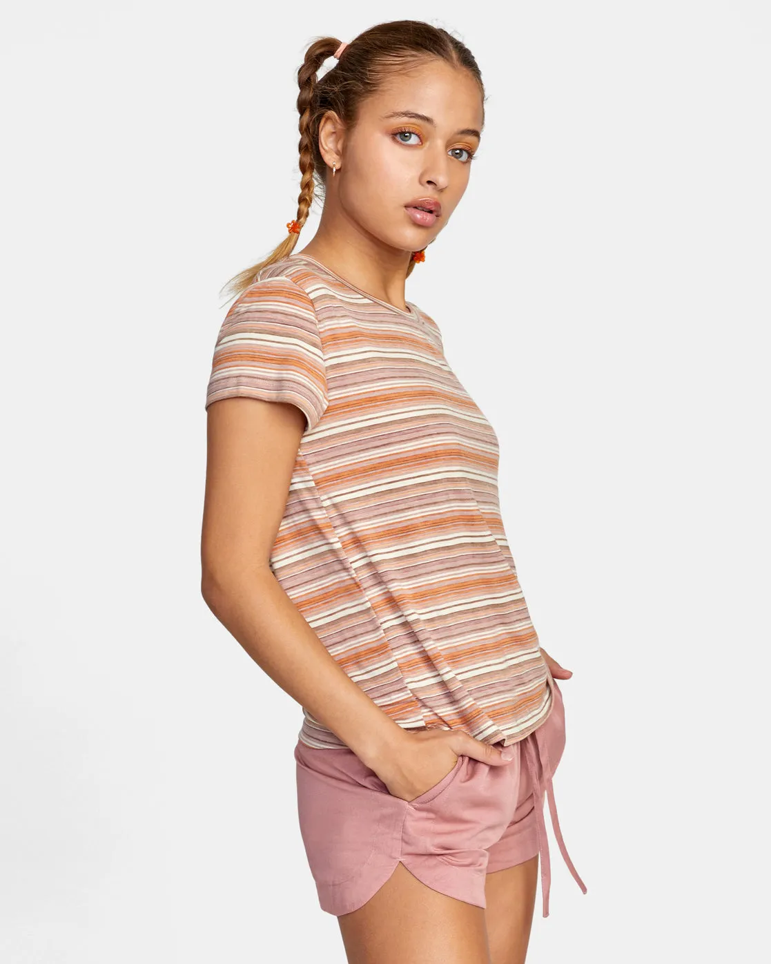 Recess 3 Crewneck Tee - Dusty Rose