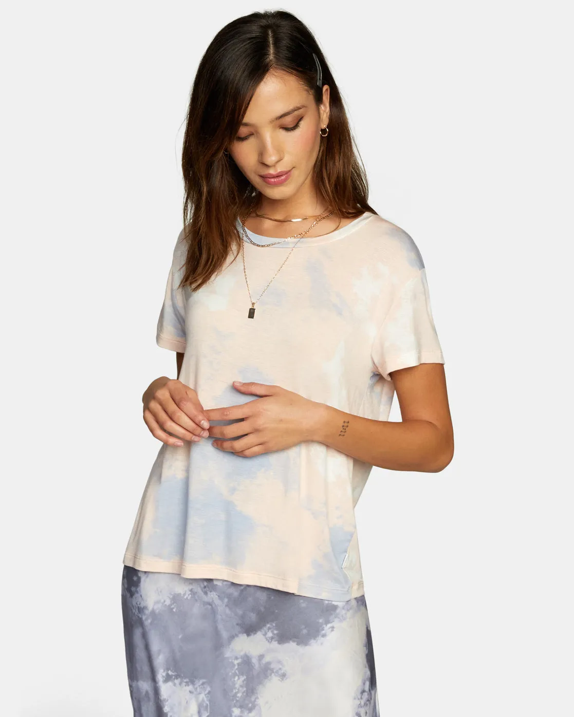 Recess 3 Crewneck Tee - Pale Pink