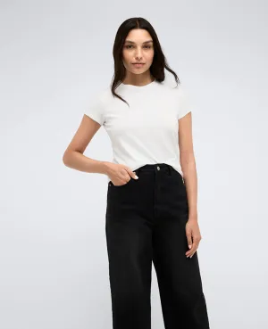 Short Sleeve Cotton Modal Tee