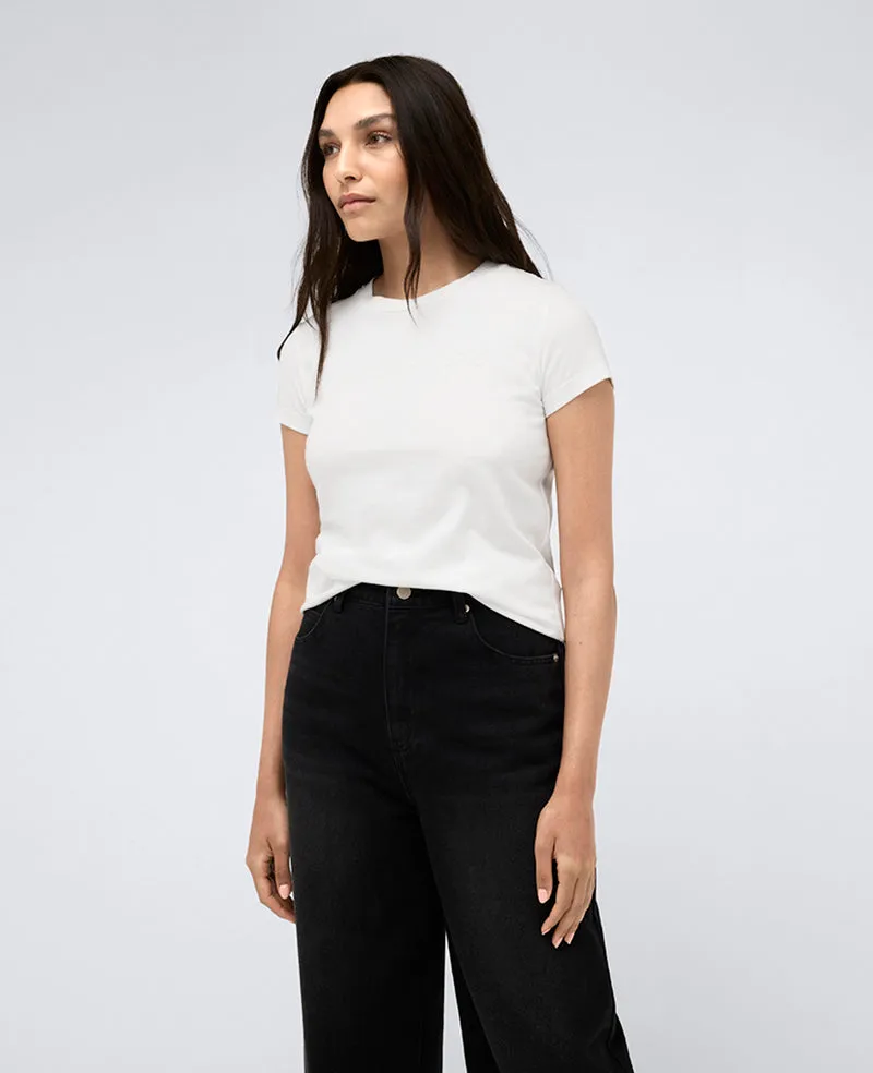 Short Sleeve Cotton Modal Tee